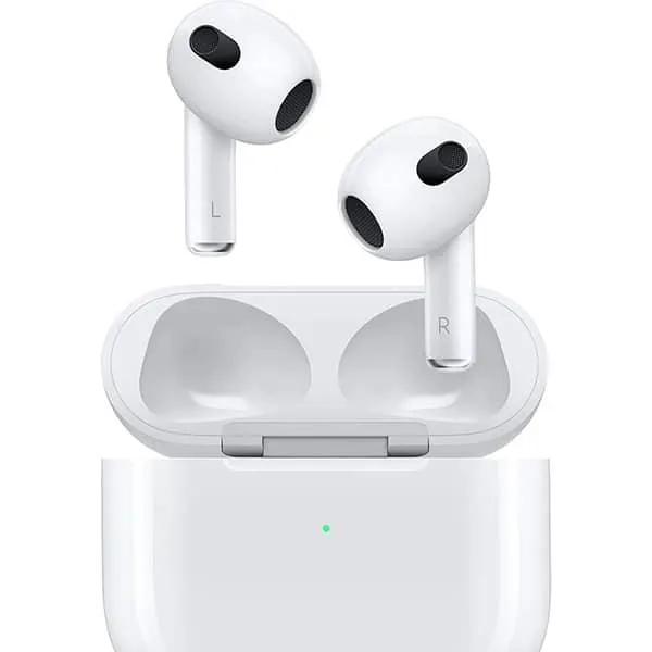 Casti APPLE AirPods 3, True Wireless, Bluetooth, In-Ear, Microfon, Carcasa Incarcare Lightning, alb