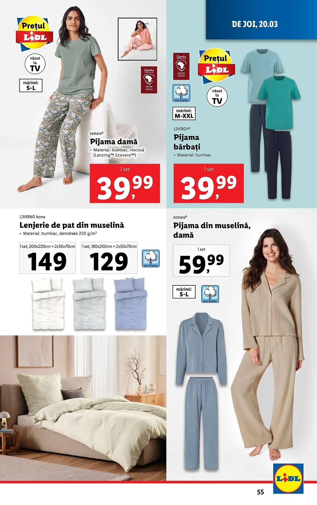 Catalog Catalog Lidl de la 17 martie până la 23 martie 2025 - Revista Pagina 55