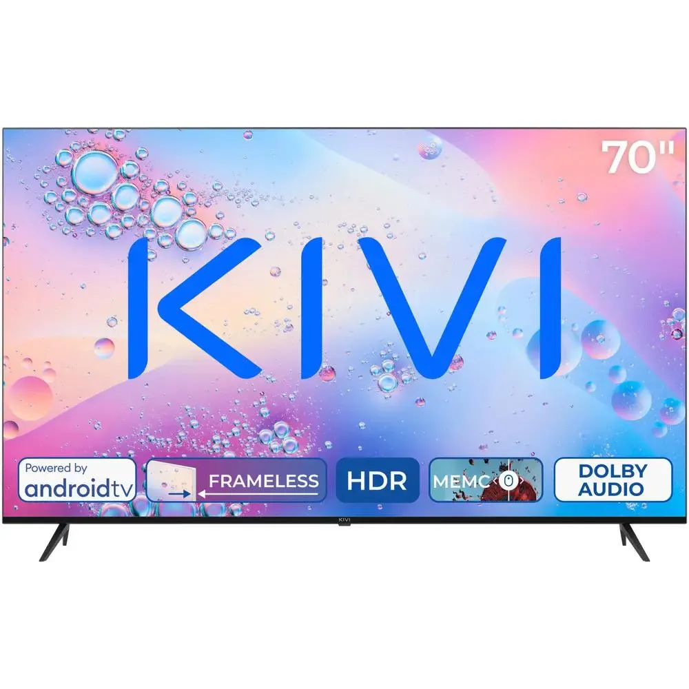Televizor KIVI LED 70U760QB, 178 cm, Smart Android TV, Ultra HD, Clasa F