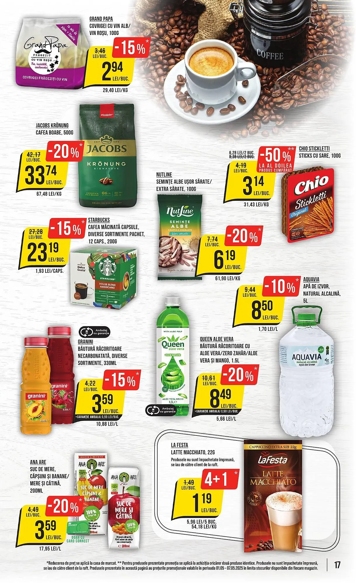 Catalog Catalog Mega Image de la 1 mai până la 7 mai 2025 - Revista Pagina 17