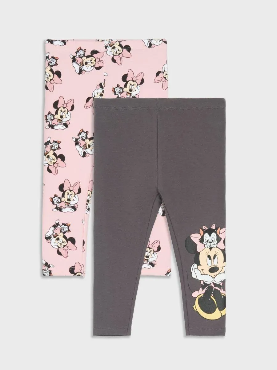 Set de 2 perechi de colanți Minnie Mouse