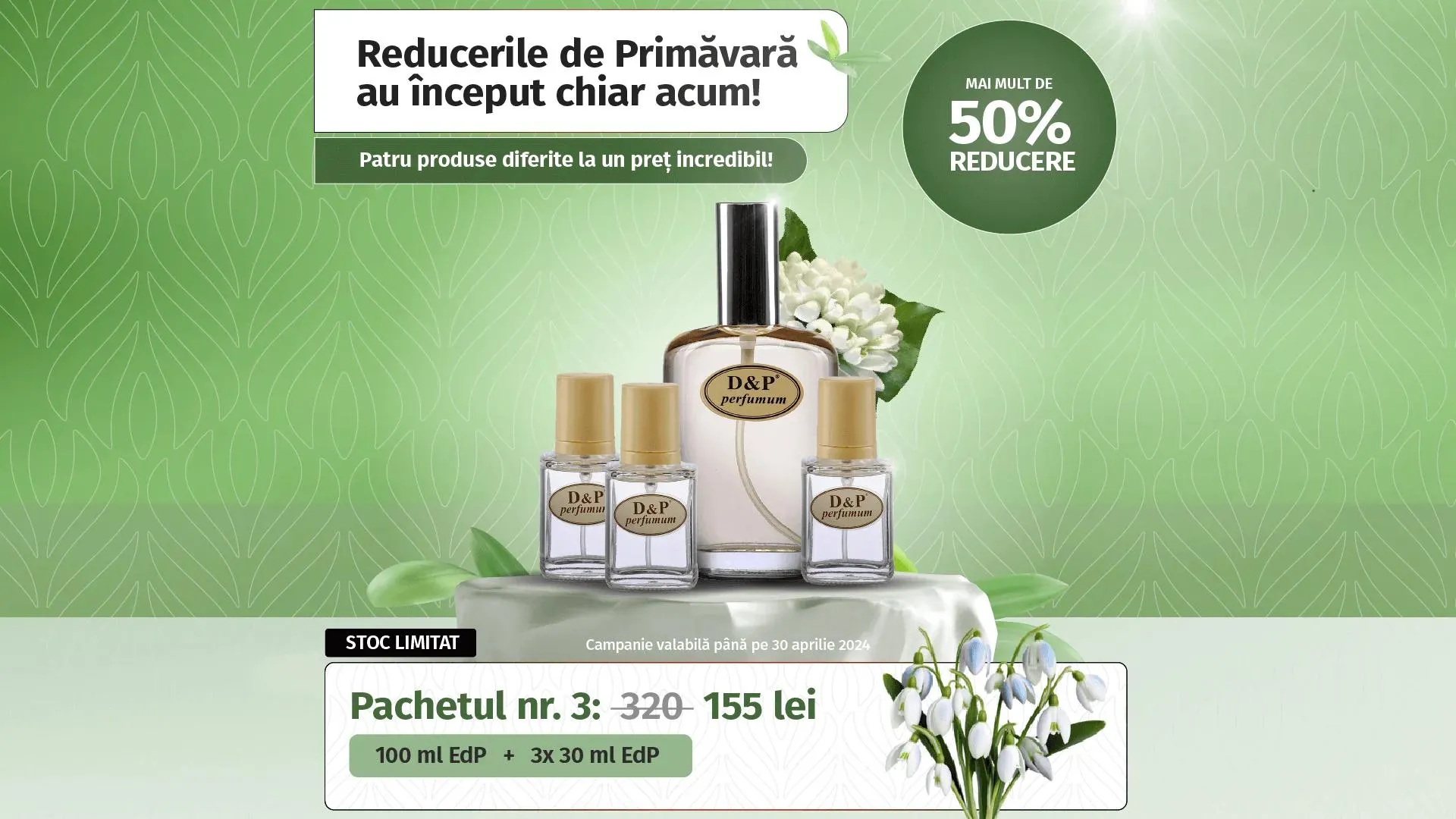 Set Promo 100 ml EDP + 3×30 ml pro EDP