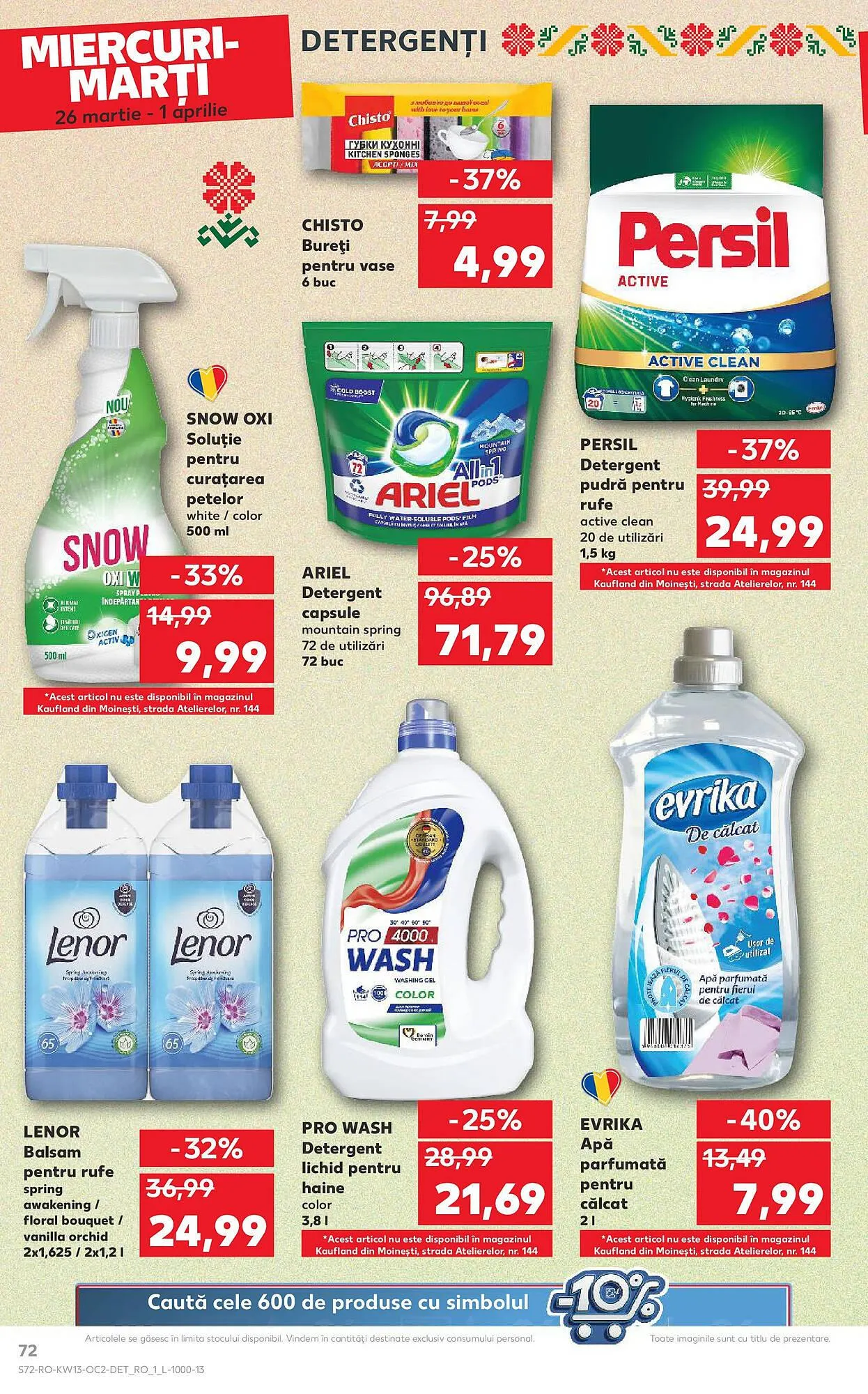 Catalog Catalog Kaufland de la 25 martie până la 30 martie 2025 - Revista Pagina 72