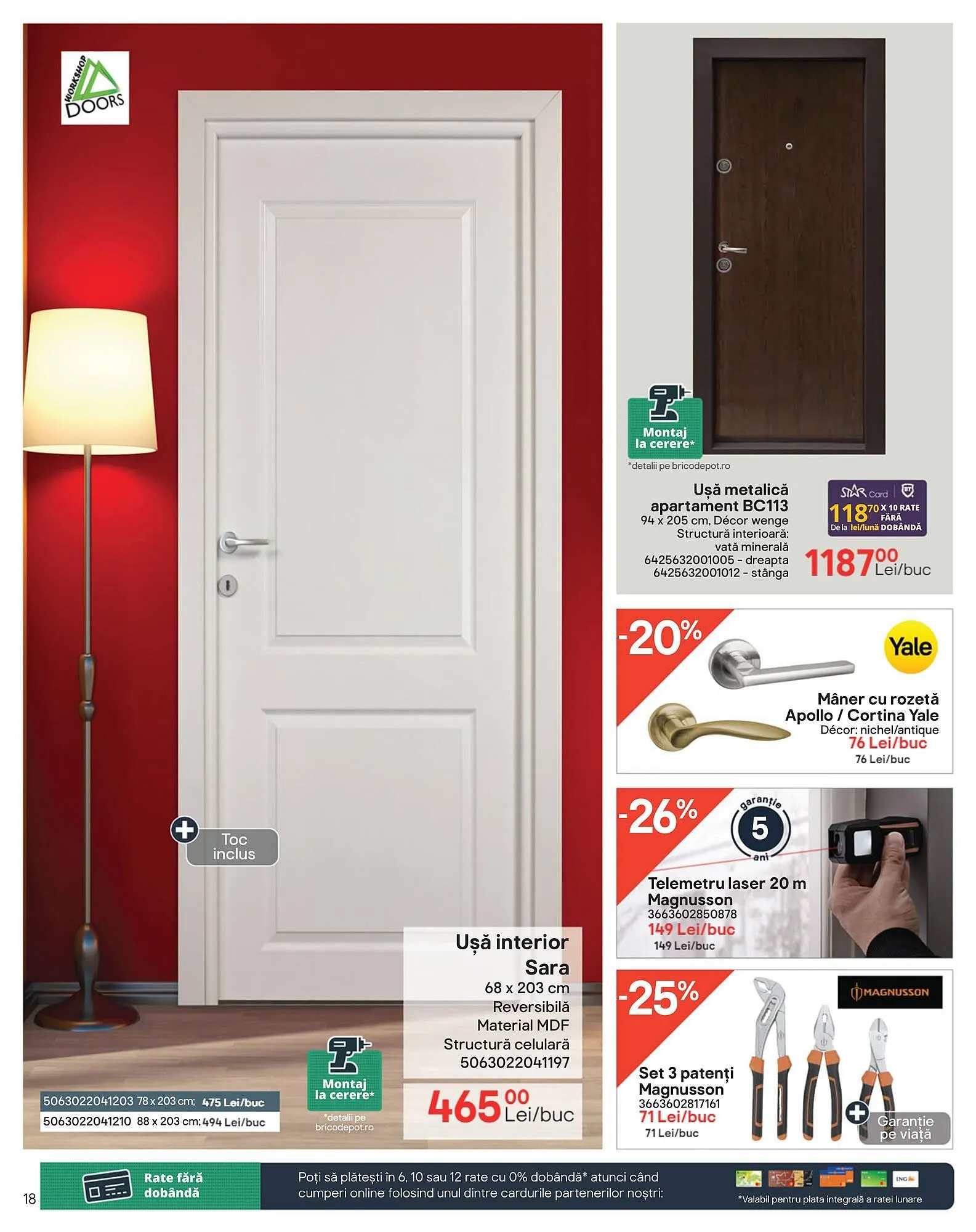 Catalog Brico Depôt catalog de la 4 aprilie până la 30 aprilie 2024 - Revista Pagina 18