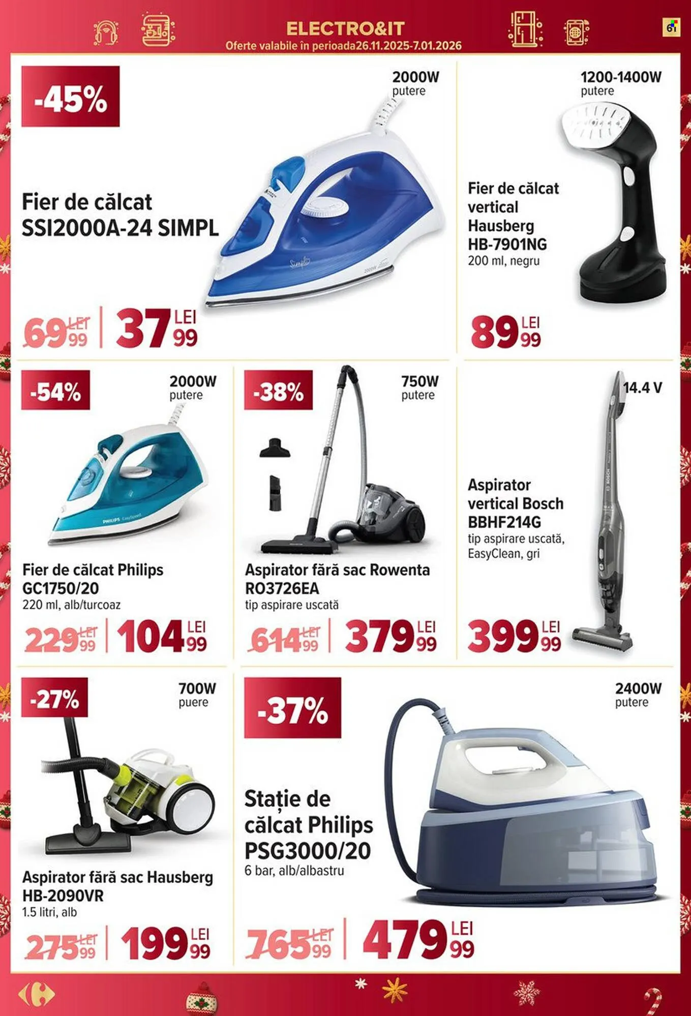 Catalog Catalog Carrefour de la 17 decembrie până la 26 decembrie 2025 - Revista Pagina 61