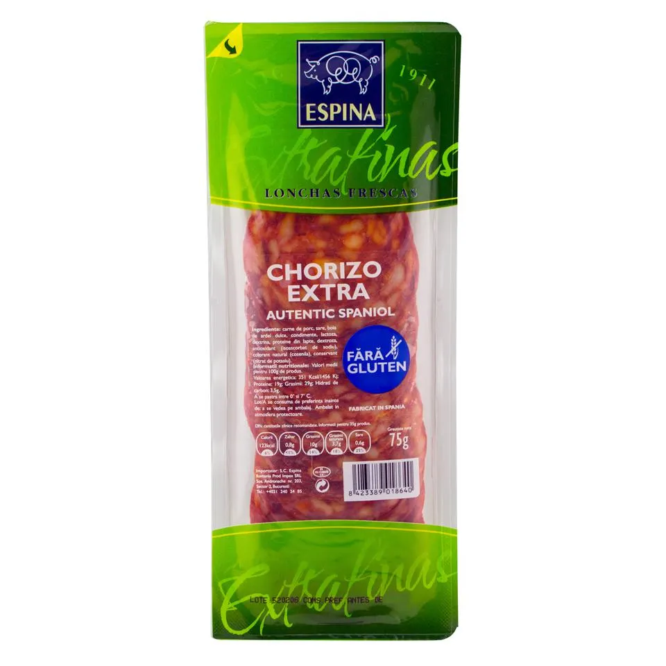Espina | Salam Chorizo extra autentic spaniol 75g