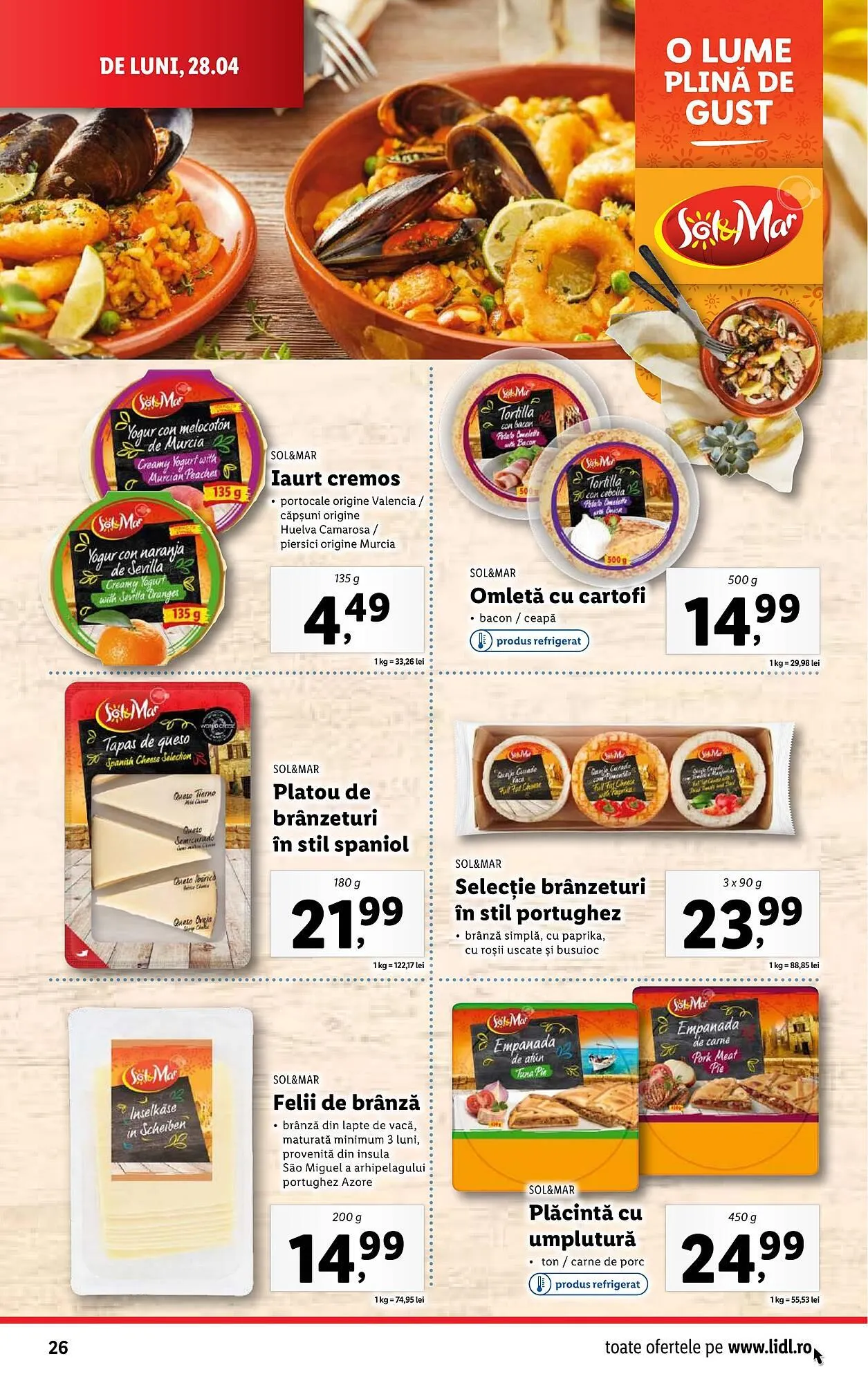 Catalog Catalog Lidl de la 22 aprilie până la 27 aprilie 2025 - Revista Pagina 26