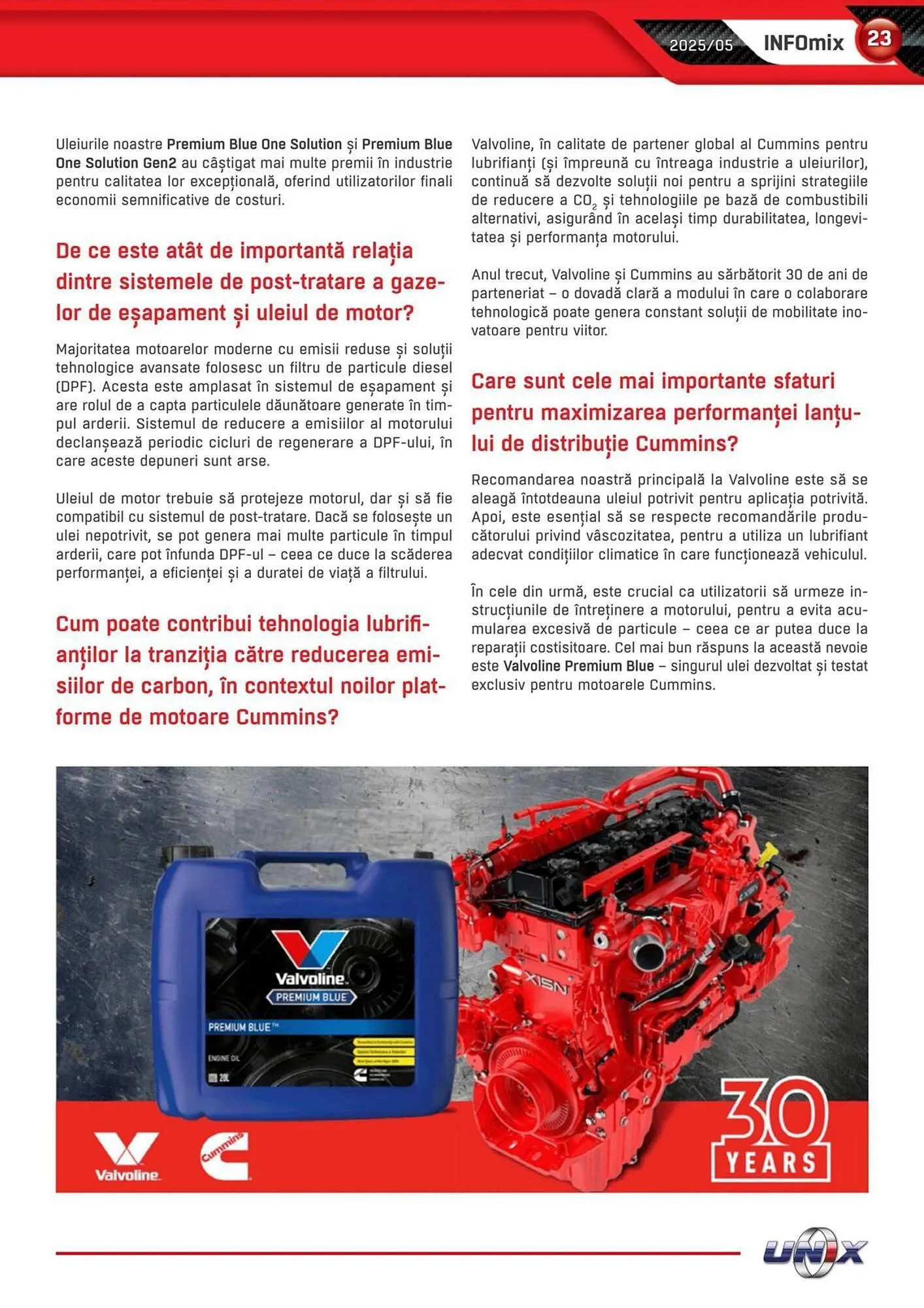 Catalog Catalog UNIX Auto de la 1 mai până la 31 mai 2025 - Revista Pagina 23