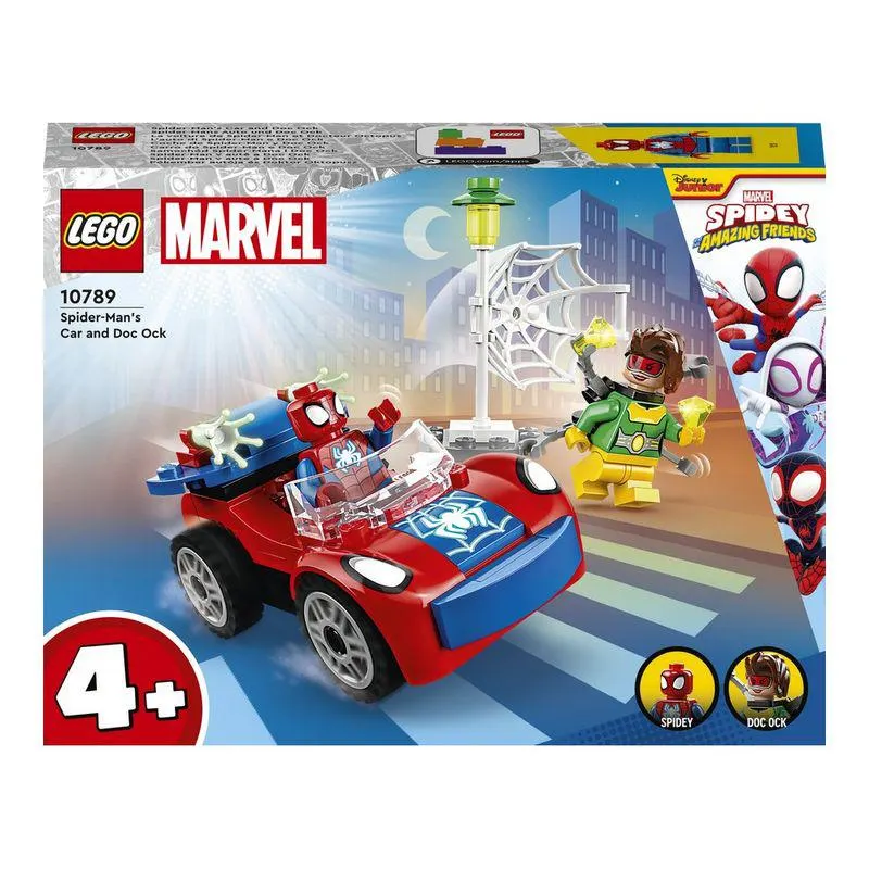 LEGO Super Heroes - Masina Omului Paianjen si Doc Ock 10789, 48 piese