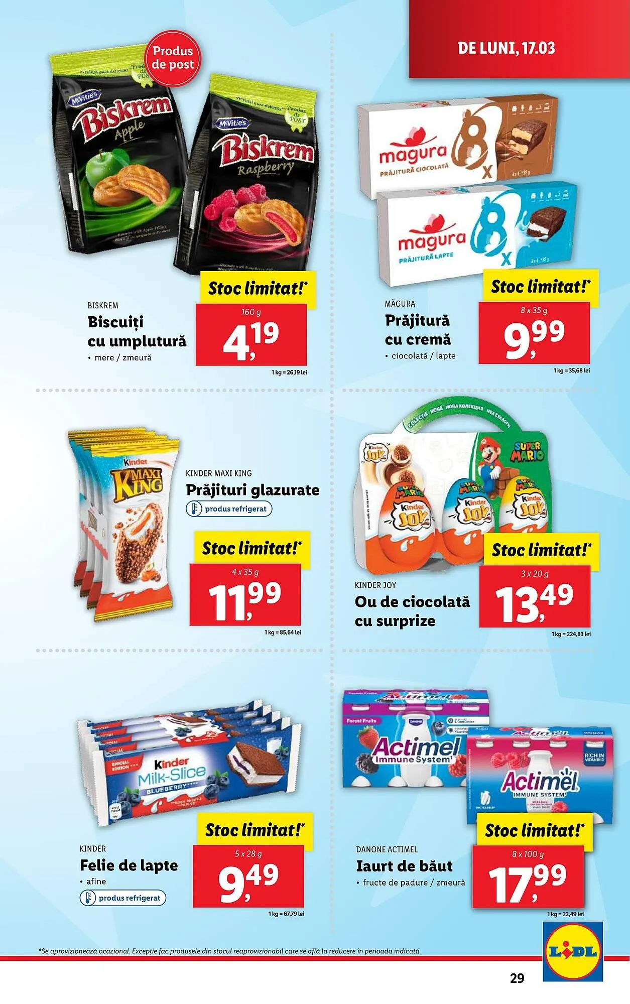Catalog Catalog Lidl de la 17 martie până la 23 martie 2025 - Revista Pagina 29