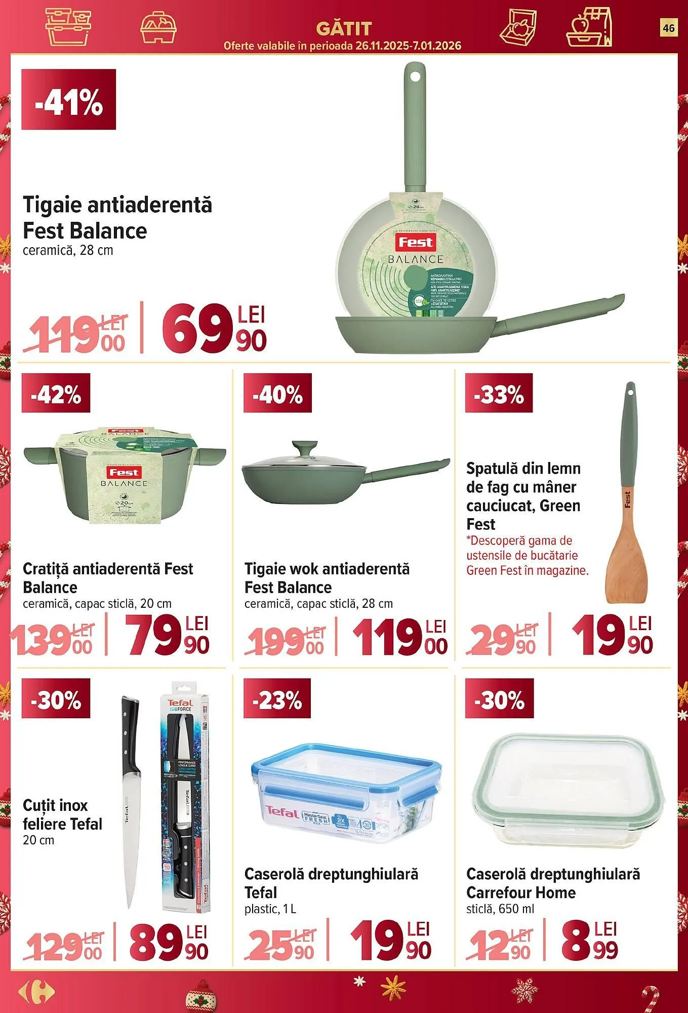 Catalog Catalog Carrefour de la 26 noiembrie până la 2 decembrie 2025 - Revista Pagina 46