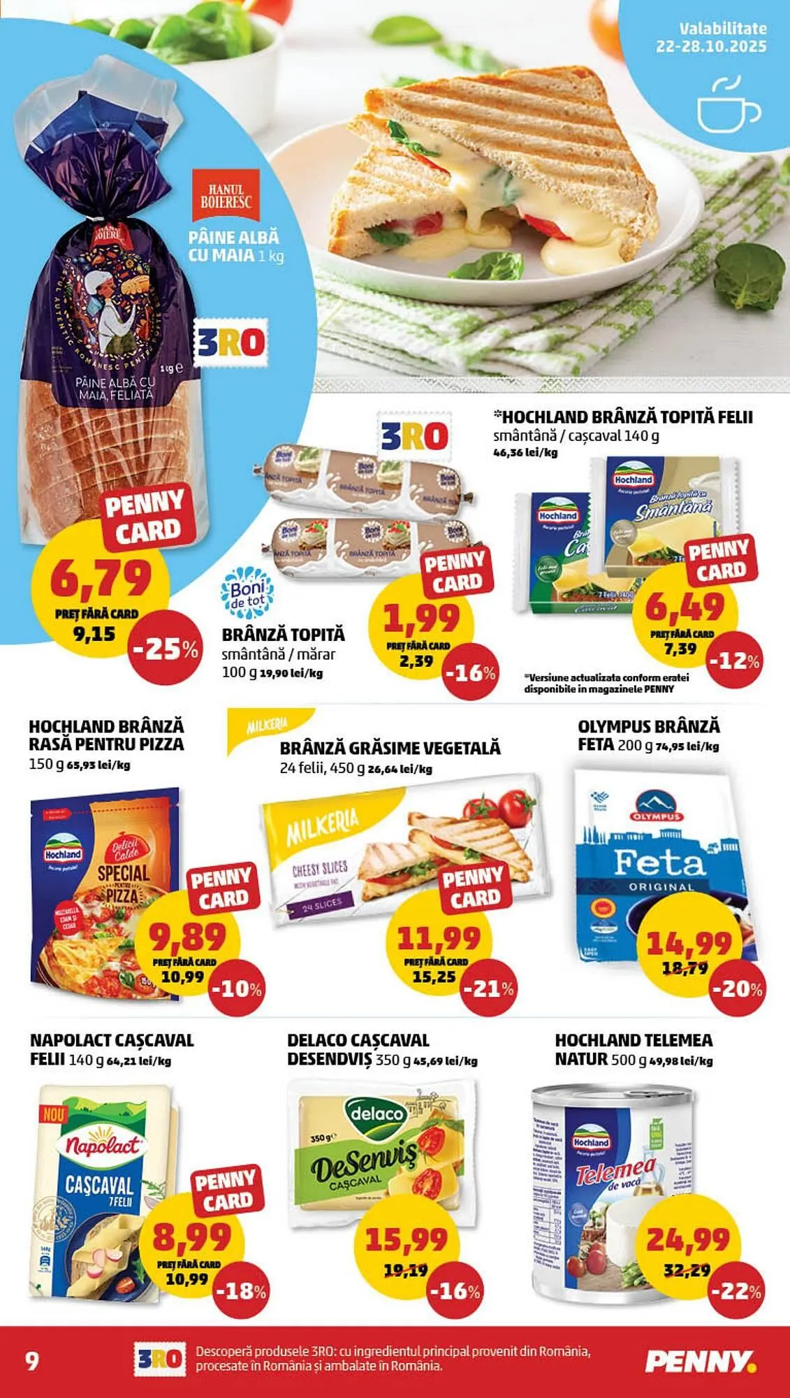 Catalog Catalog Penny de la 22 octombrie până la 28 octombrie 2025 - Revista Pagina 9