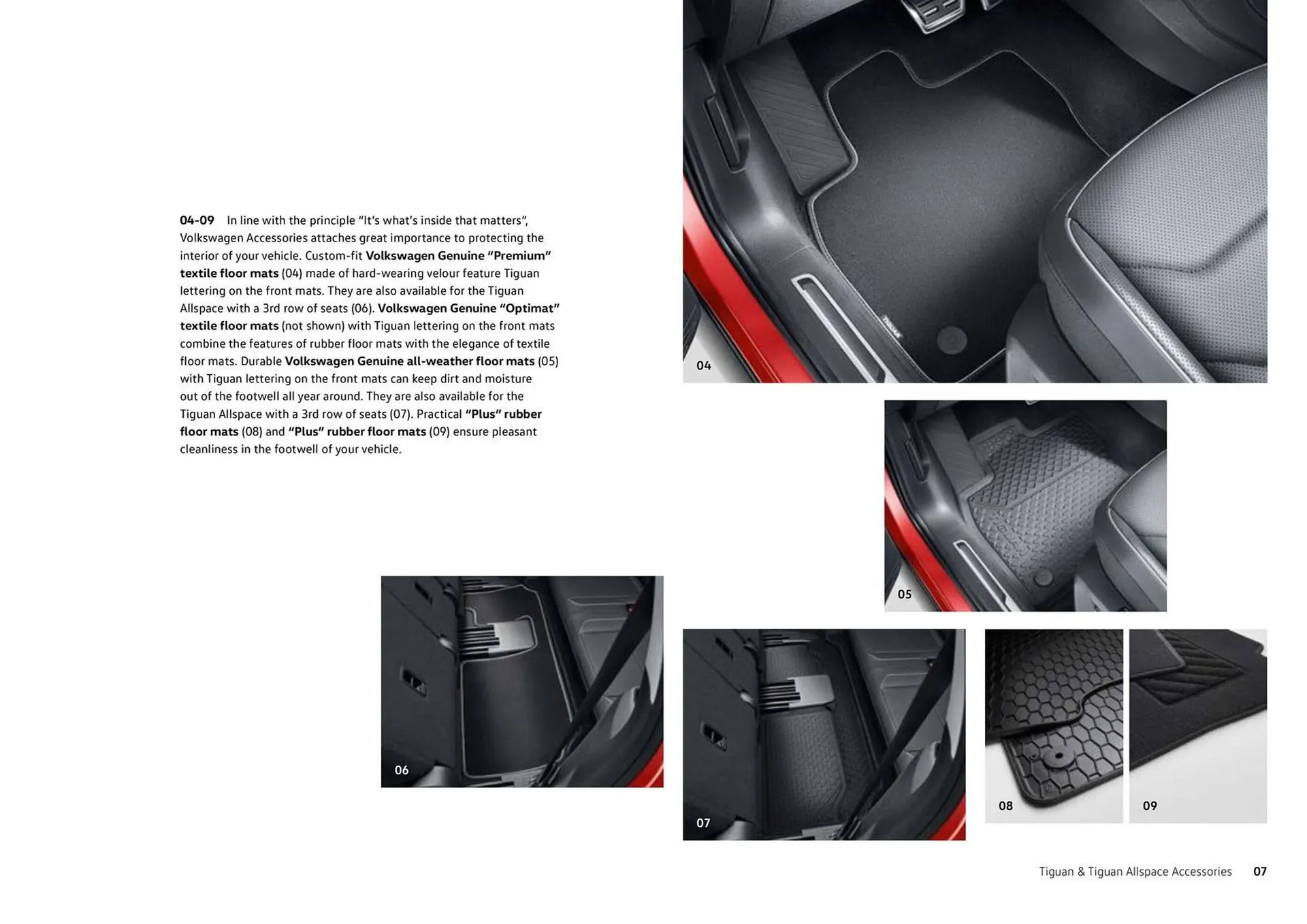 Catalog Volkswagen Accessories For The Tiguan & Tiguan Allspace catalog de la 26 iulie până la 31 decembrie 2023 - Revista Pagina 7