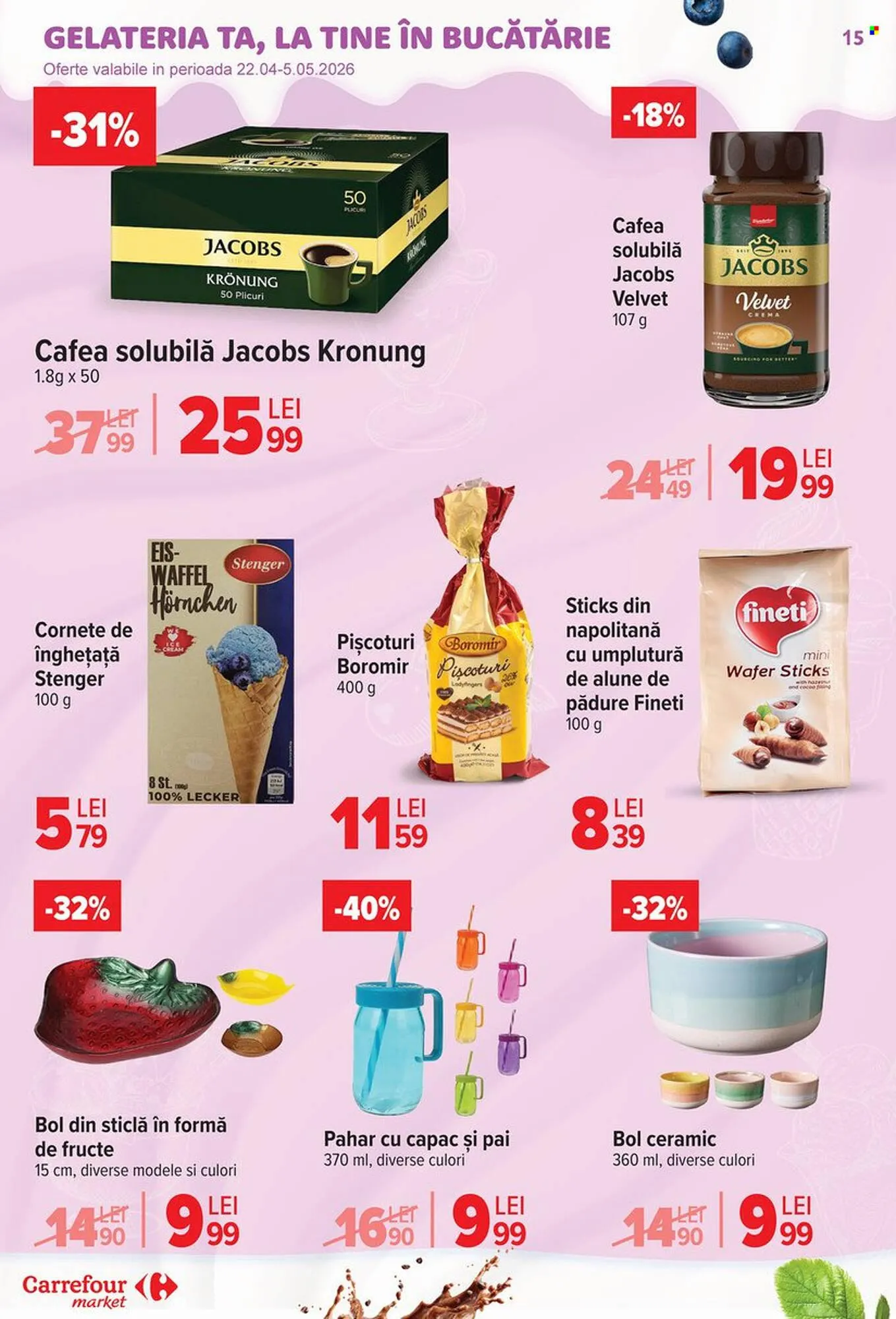 Catalog Catalog Carrefour Market de la 29 aprilie până la 5 mai 2026 - Revista Pagina 15