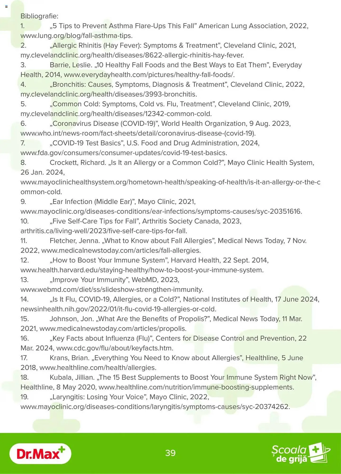 Catalog Catalog Dr.Max de la 18 septembrie până la 23 decembrie 2025 - Revista Pagina 40