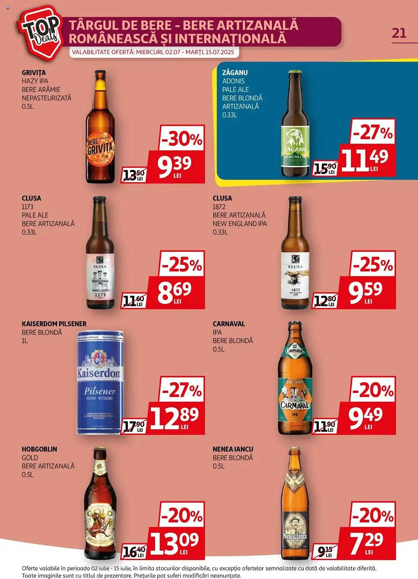 Catalog Catalog Auchan de la 1 iulie până la 15 iulie 2025 - Revista Pagina 21