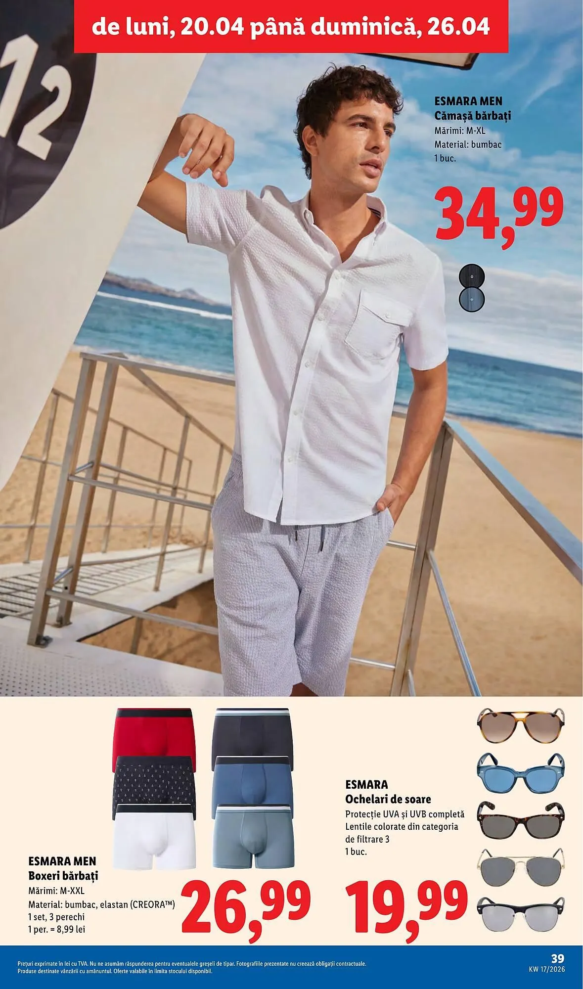 Catalog Catalog Lidl de la 20 aprilie până la 26 aprilie 2026 - Revista Pagina 39