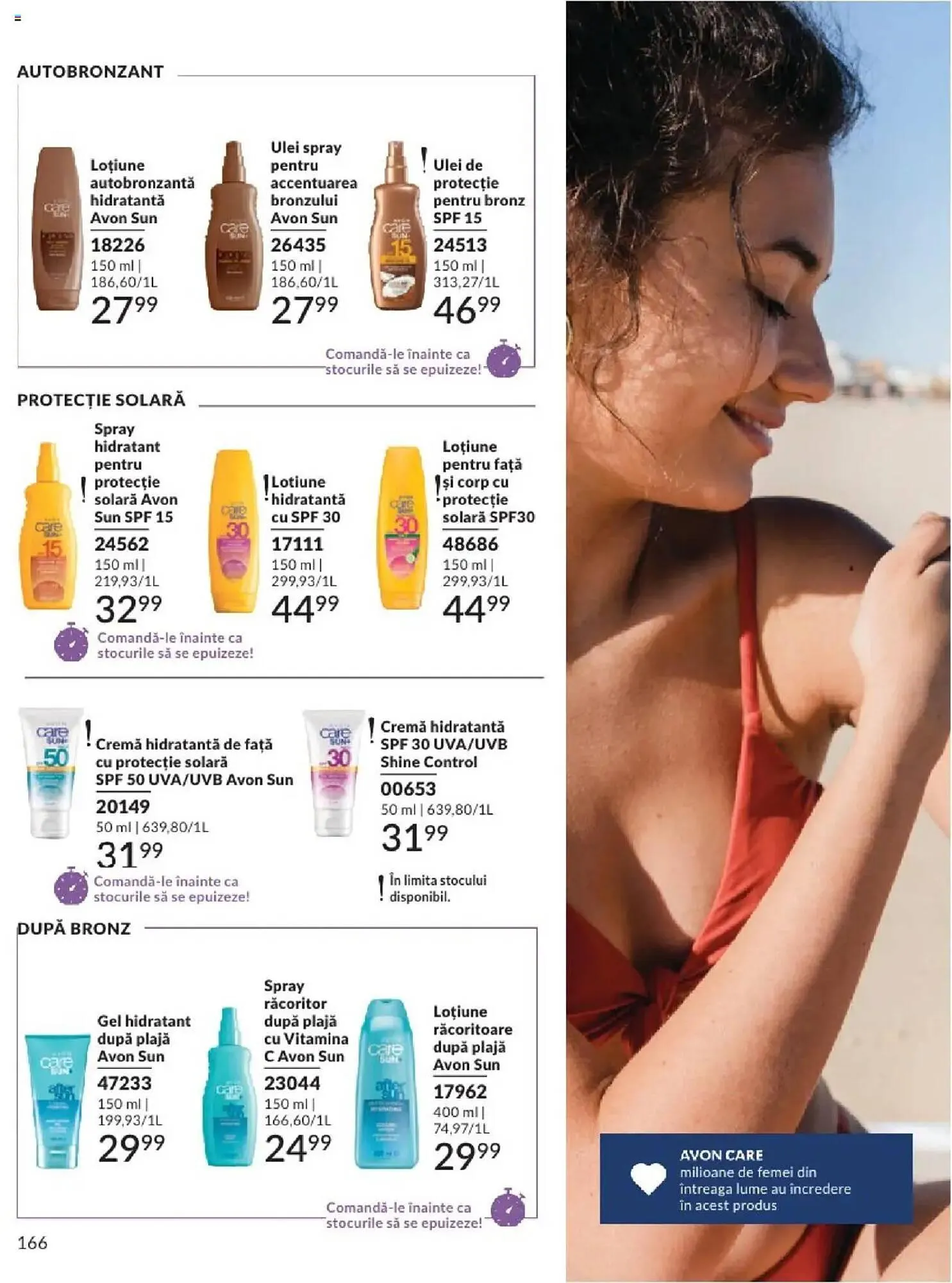 Catalog Catalog Avon de la 1 aprilie până la 30 aprilie 2025 - Revista Pagina 166