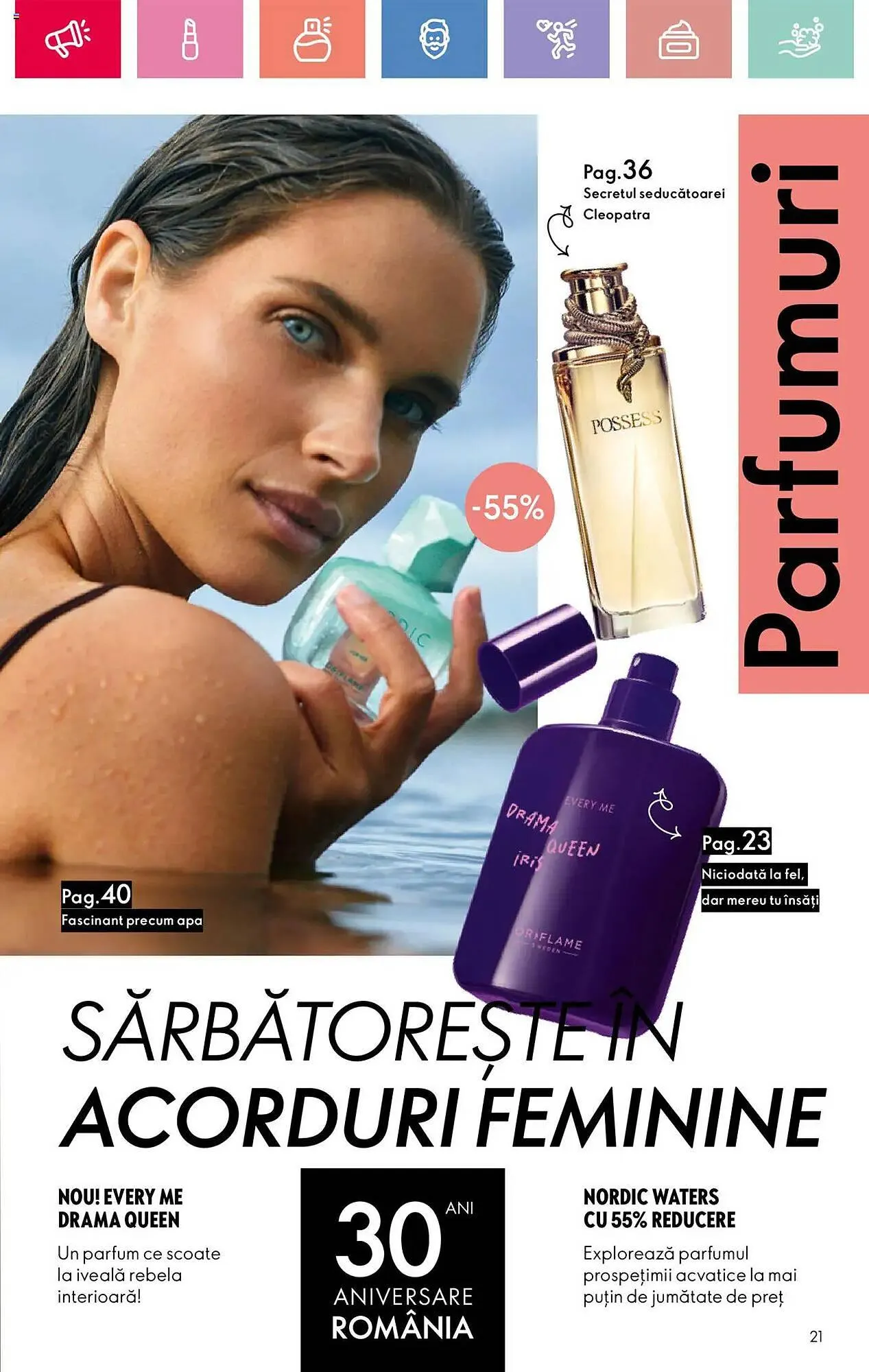 Catalog Catalog Oriflame de la 13 aprilie până la 3 mai 2025 - Revista Pagina 21