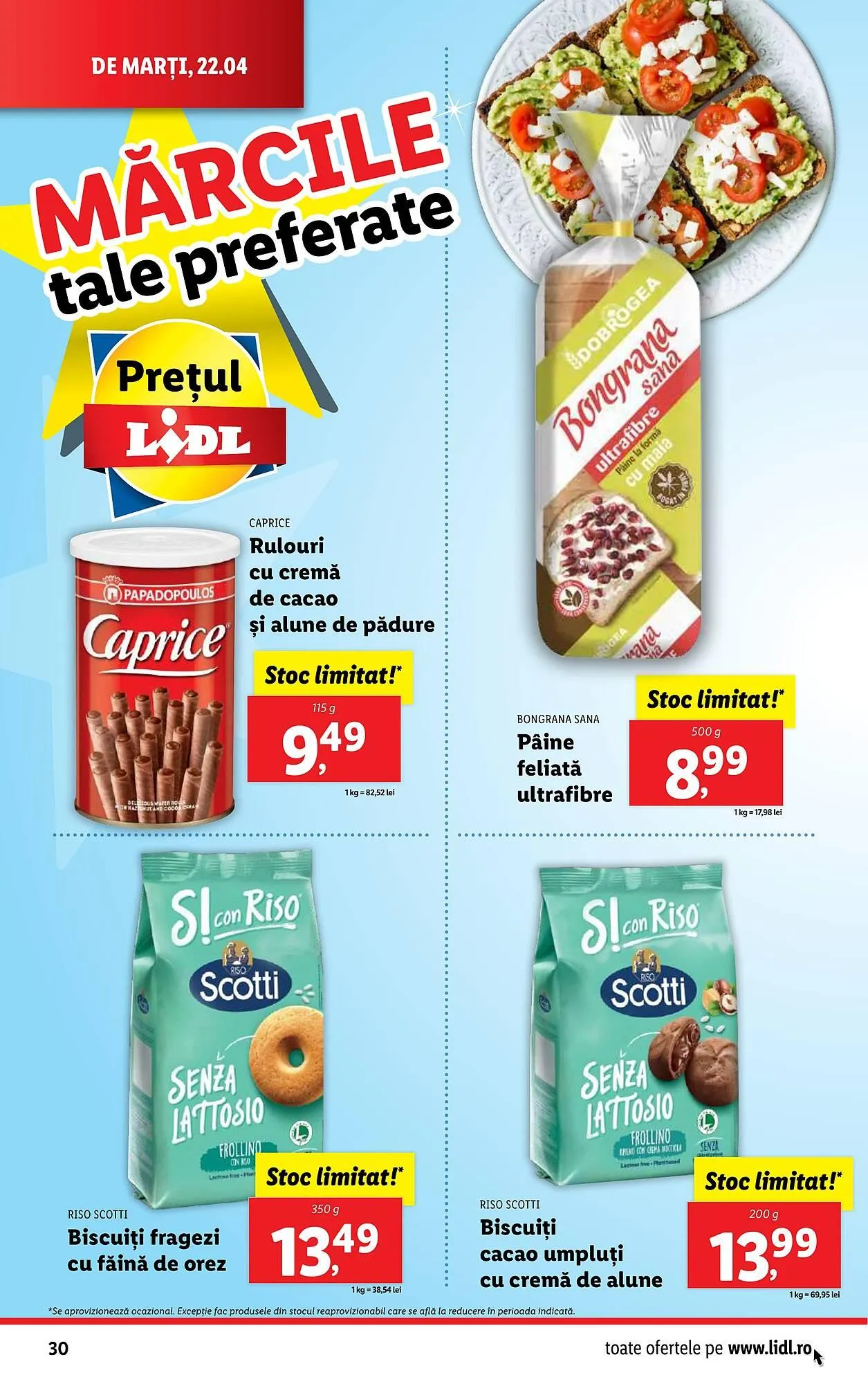 Catalog Catalog Lidl de la 22 aprilie până la 27 aprilie 2025 - Revista Pagina 30
