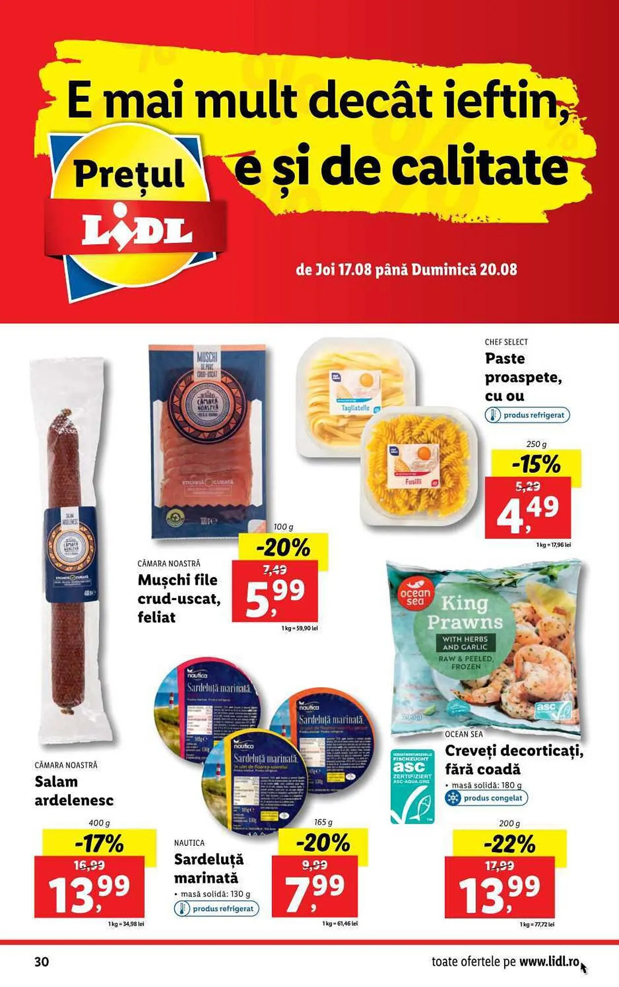 Catalog Lidl catalog de la 14 august până la 20 august 2023 - Revista Pagina 30