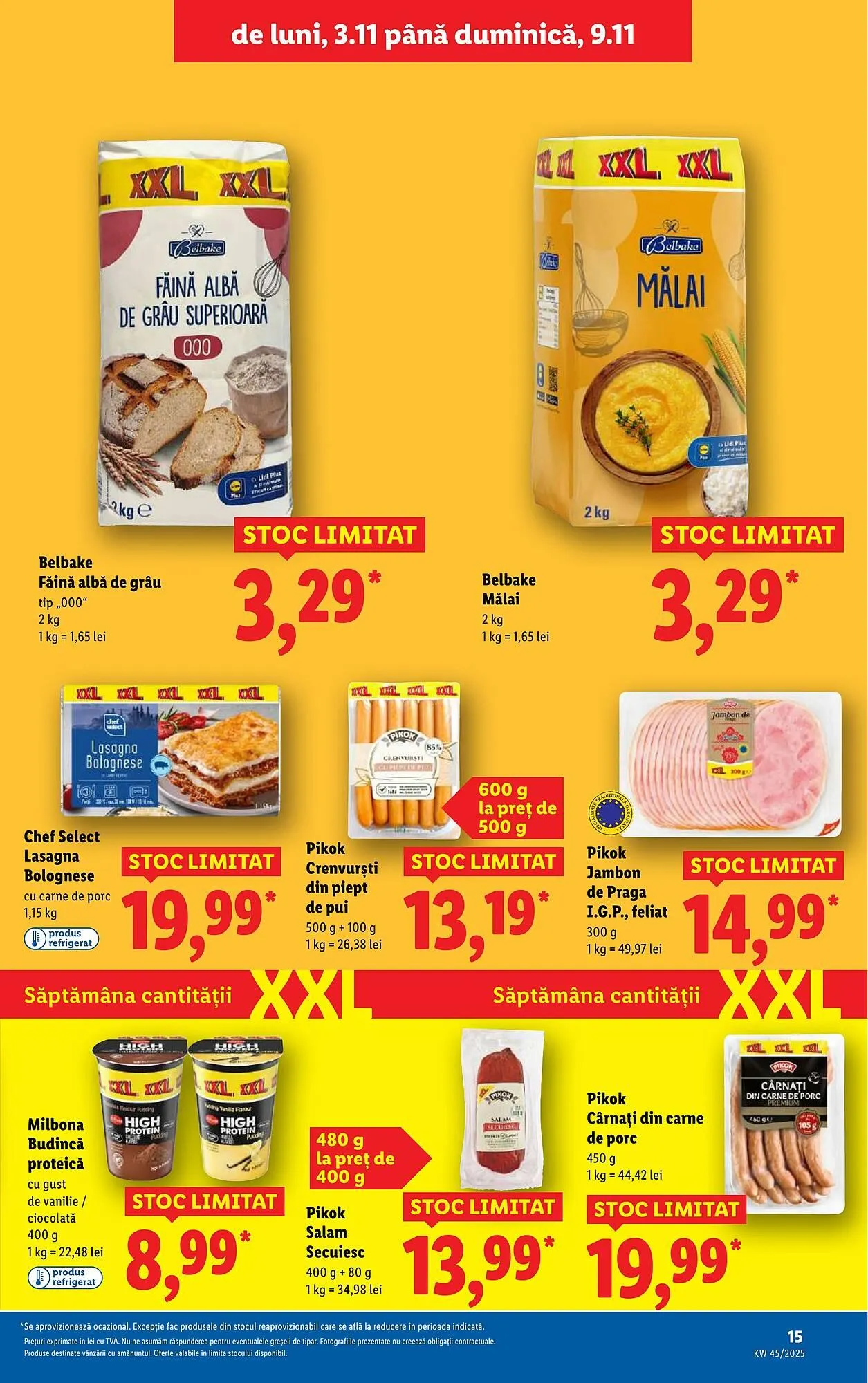 Catalog Catalog Lidl de la 3 noiembrie până la 9 noiembrie 2025 - Revista Pagina 15