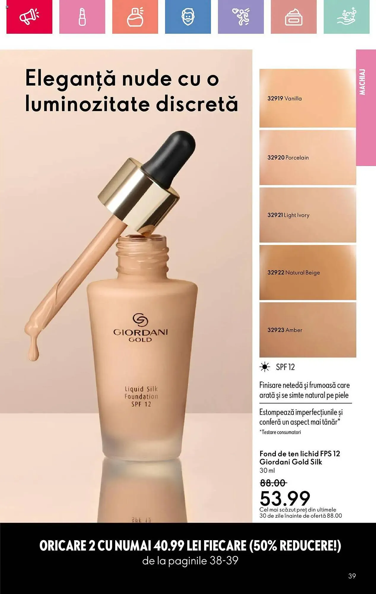 Catalog Catalog Oriflame de la 6 iulie până la 26 iulie 2025 - Revista Pagina 39