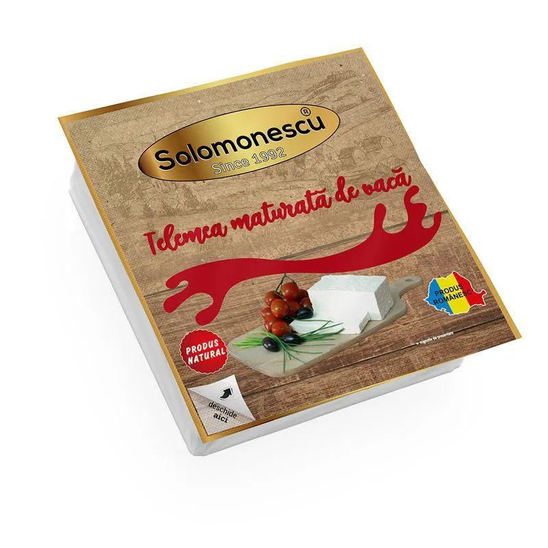 Telemea de vaca maturata Solomonescu, 400 g