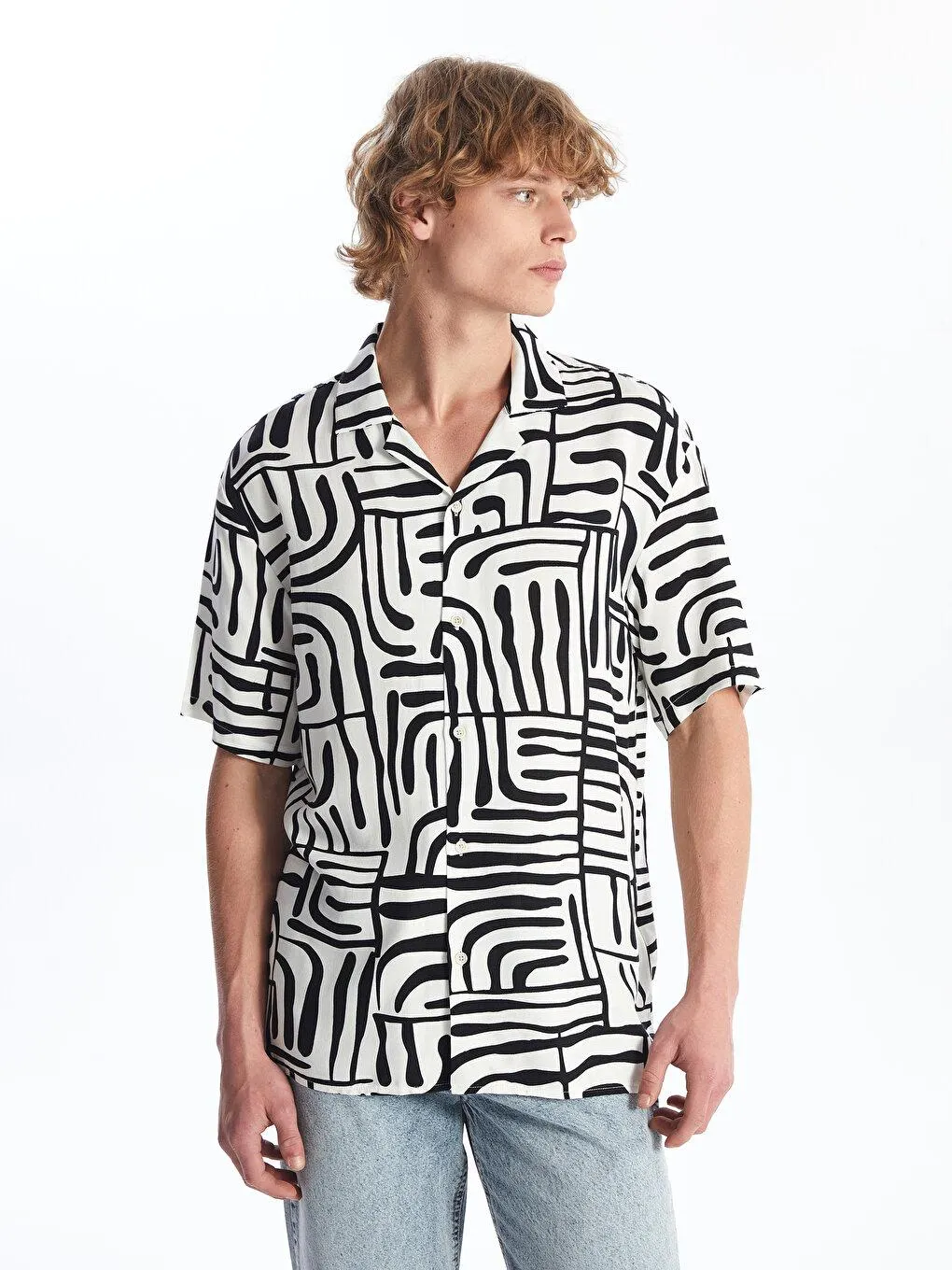 LCW Casual Cămașă regular fit cu mânecă scurtă din poplin