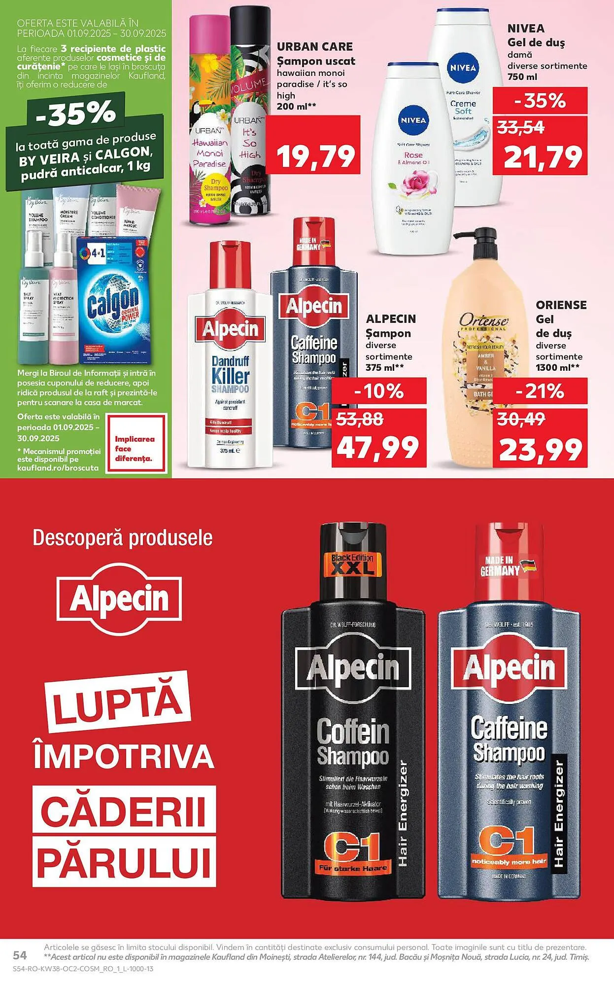Catalog Catalog Kaufland de la 17 septembrie până la 23 septembrie 2025 - Revista Pagina 54
