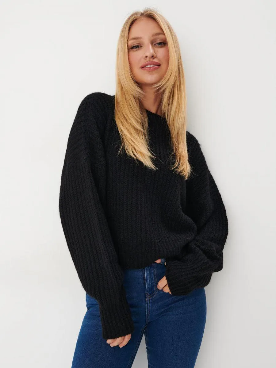 Pulover cu cădere lejeră