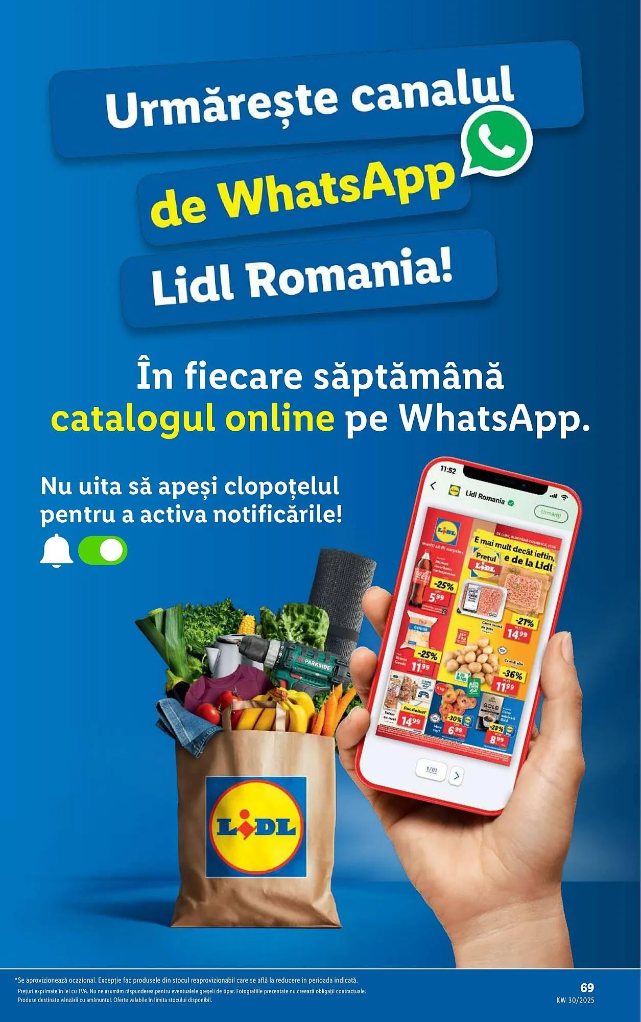 Catalog Catalog Lidl de la 21 iulie până la 27 iulie 2025 - Revista Pagina 69