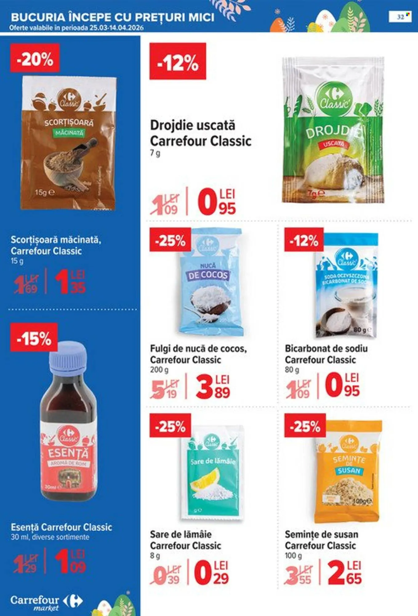 Catalog Catalog Carrefour Market de la 25 martie până la 5 aprilie 2026 - Revista Pagina 36