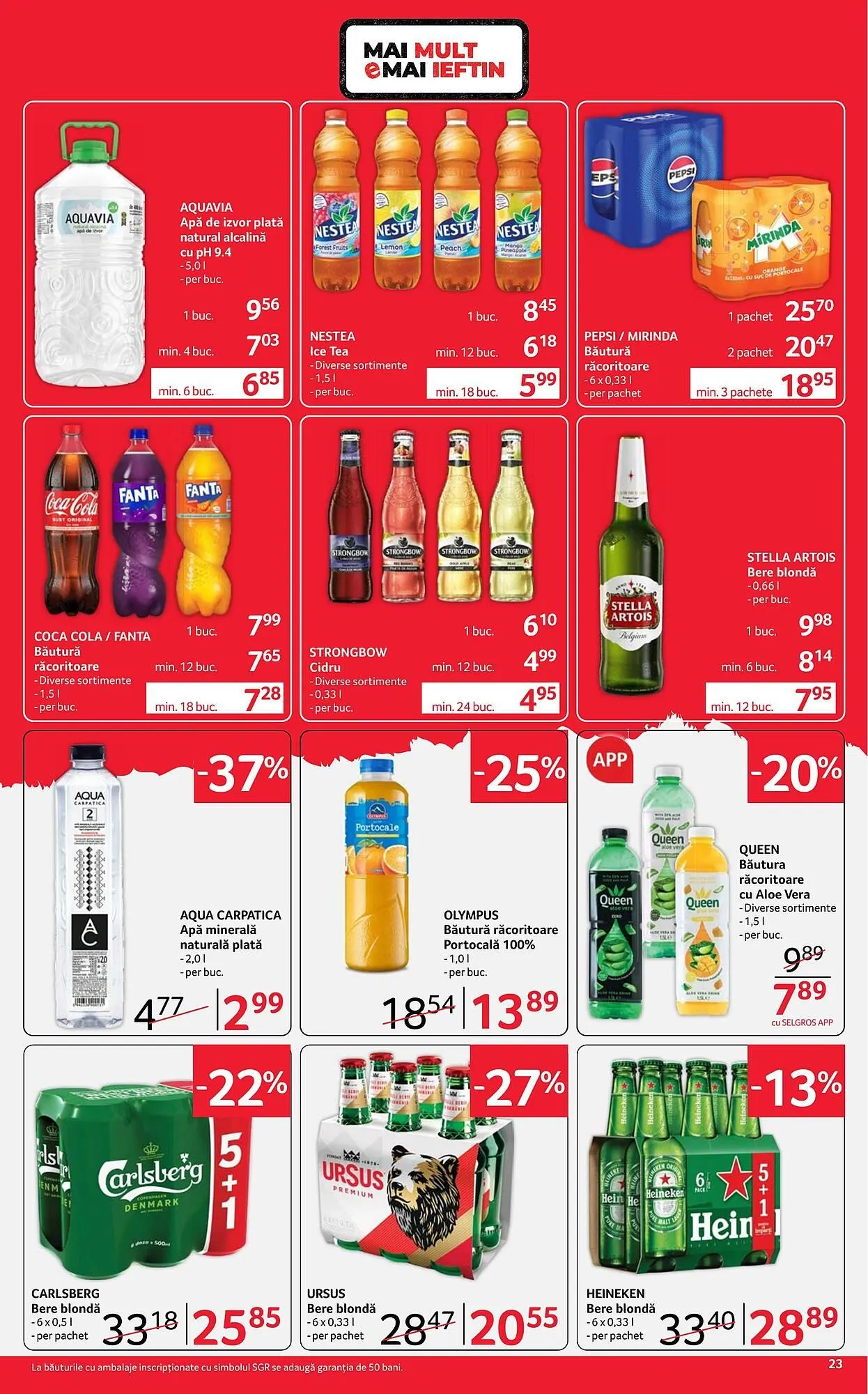Catalog Catalog Selgros de la 3 aprilie până la 16 aprilie 2026 - Revista Pagina 23