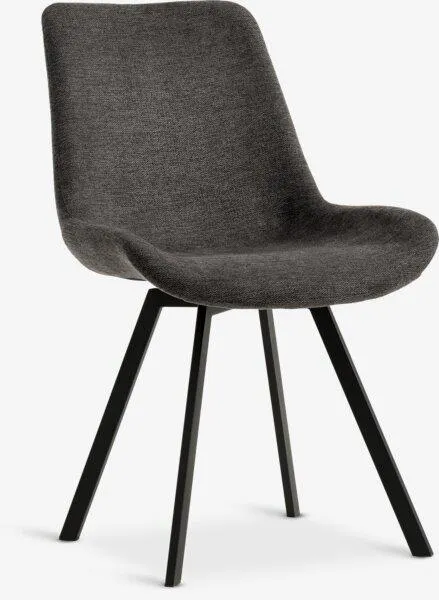 Scaun rotativ HYGUM gri/negru