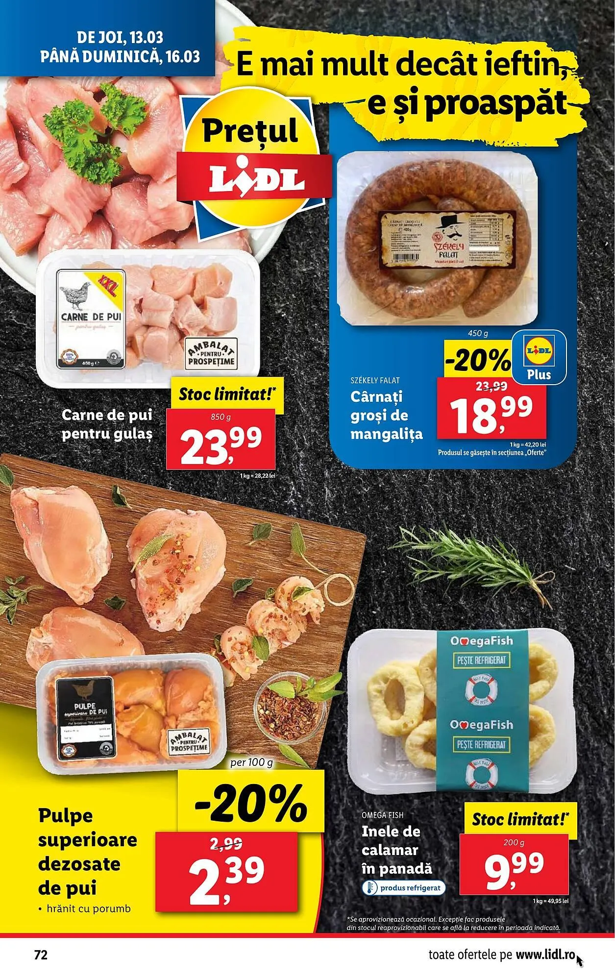 Catalog Catalog Lidl de la 10 martie până la 16 martie 2025 - Revista Pagina 72