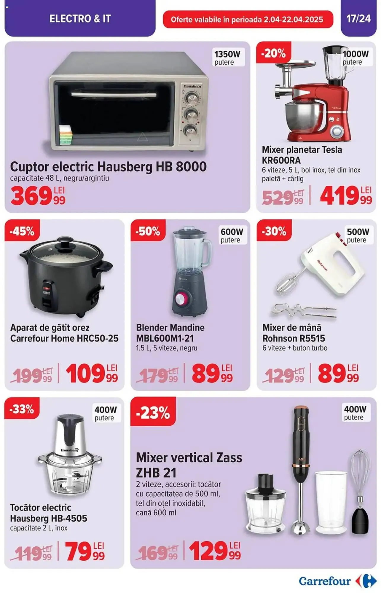 Catalog Catalog Carrefour de la 2 aprilie până la 13 aprilie 2025 - Revista Pagina 17