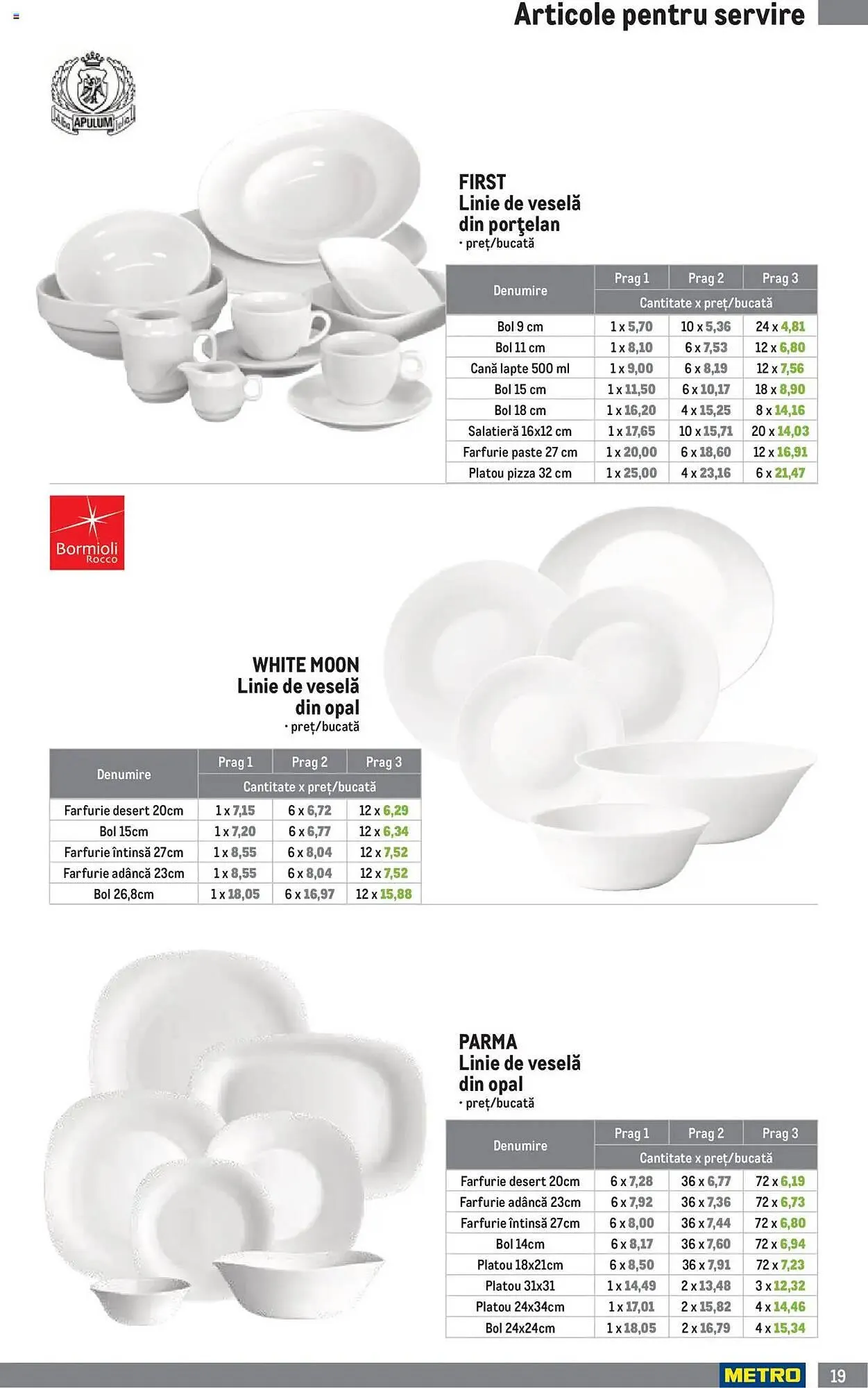 Catalog Catalog Metro de la 1 aprilie până la 30 iunie 2025 - Revista Pagina 19