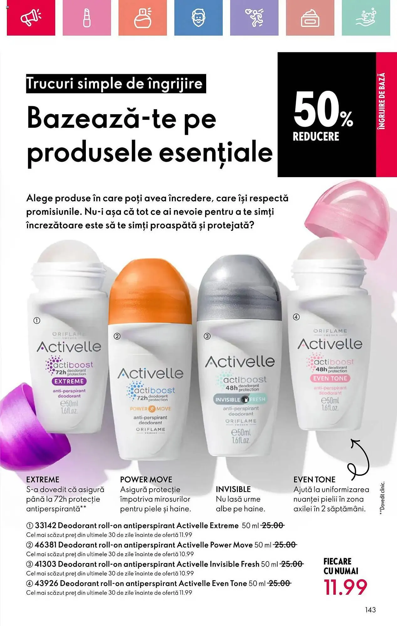 Catalog Catalog Oriflame de la 23 martie până la 12 aprilie 2025 - Revista Pagina 143