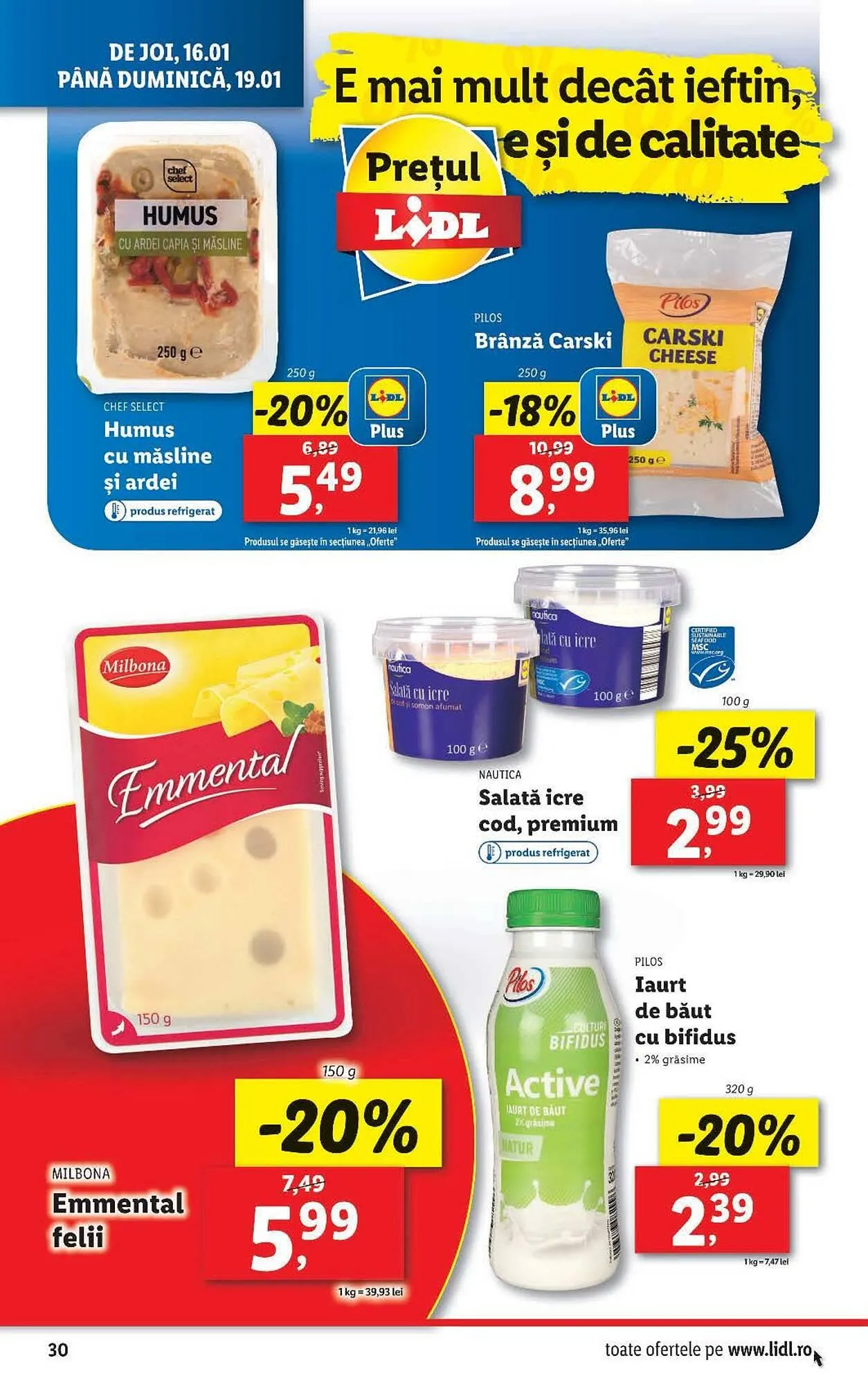 Catalog Catalog Lidl de la 13 ianuarie până la 19 ianuarie 2025 - Revista Pagina 30