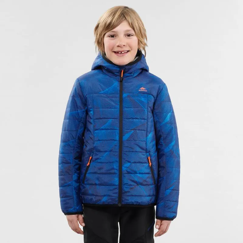 Piumino trekking bambino 7-15 anni MH500 blu