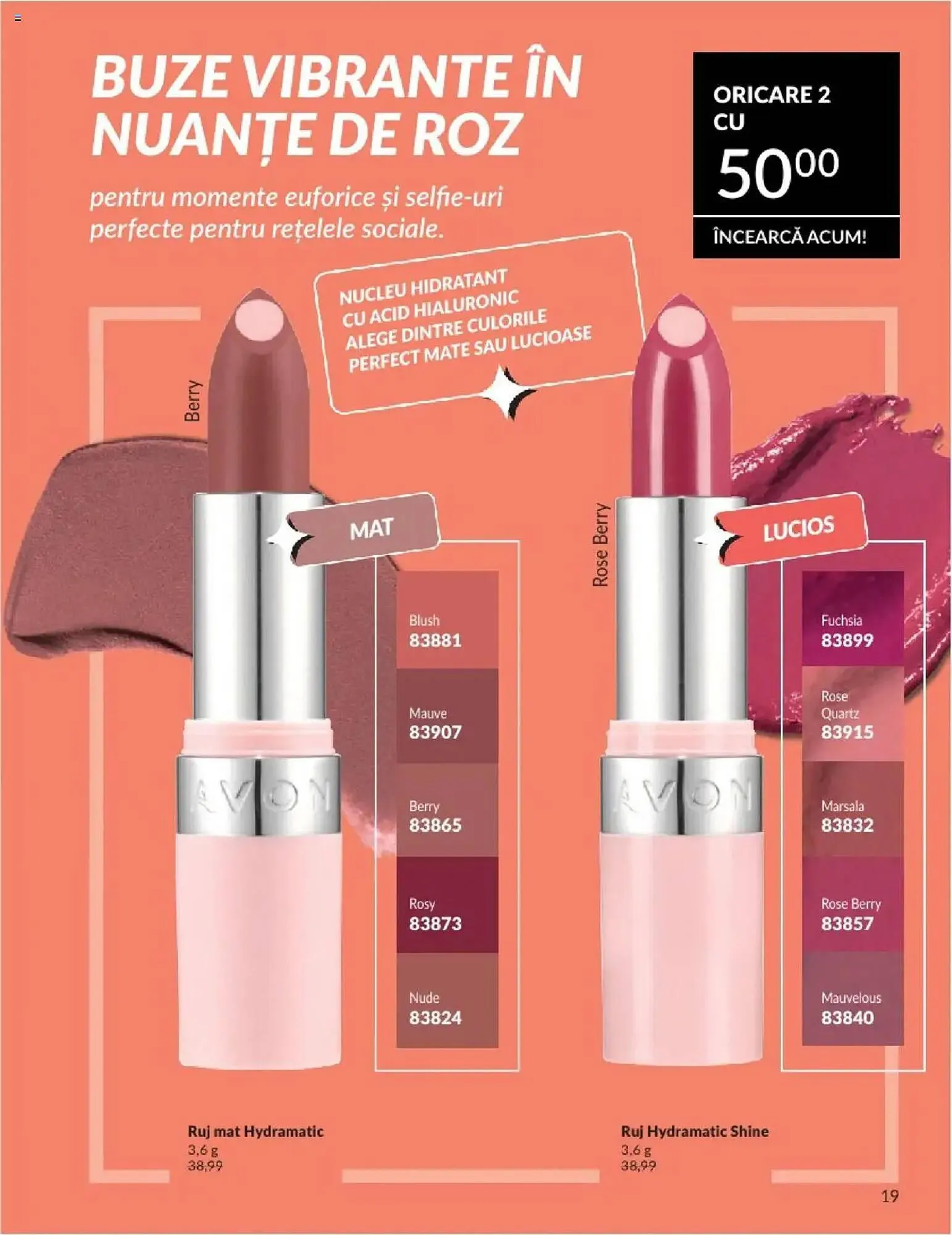 Catalog Catalog Avon de la 31 mai până la 30 iunie 2025 - Revista Pagina 19