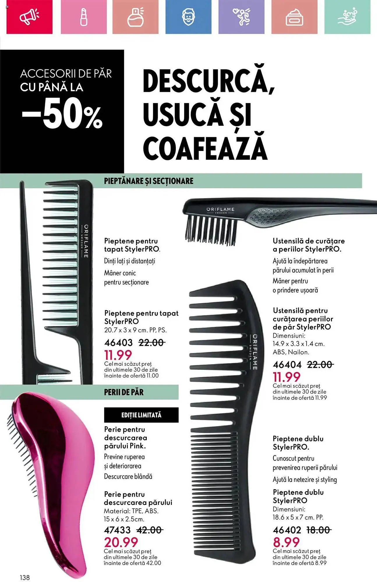 Catalog Catalog Oriflame de la 13 aprilie până la 3 mai 2025 - Revista Pagina 138