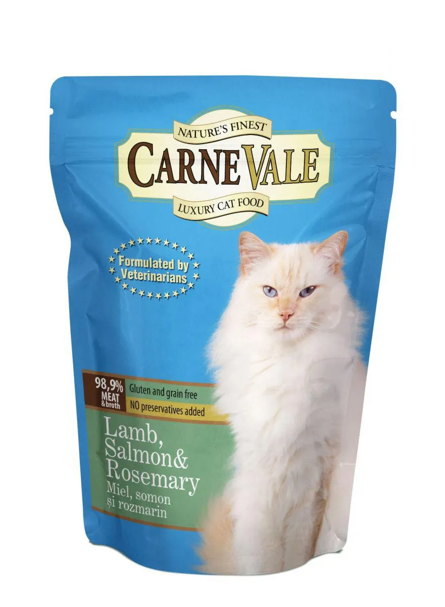 Carnevale Cat Plic Miel/Somon/Rozmarin 85 g