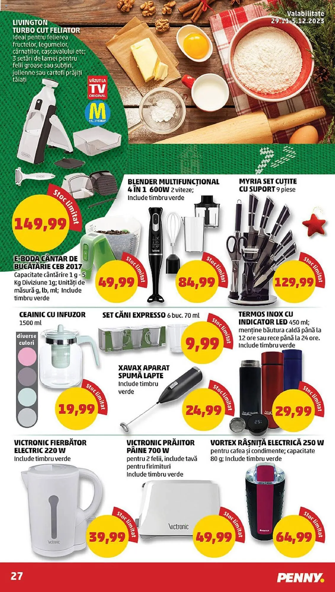 Catalog Penny catalog de la 29 noiembrie până la 5 decembrie 2023 - Revista Pagina 27