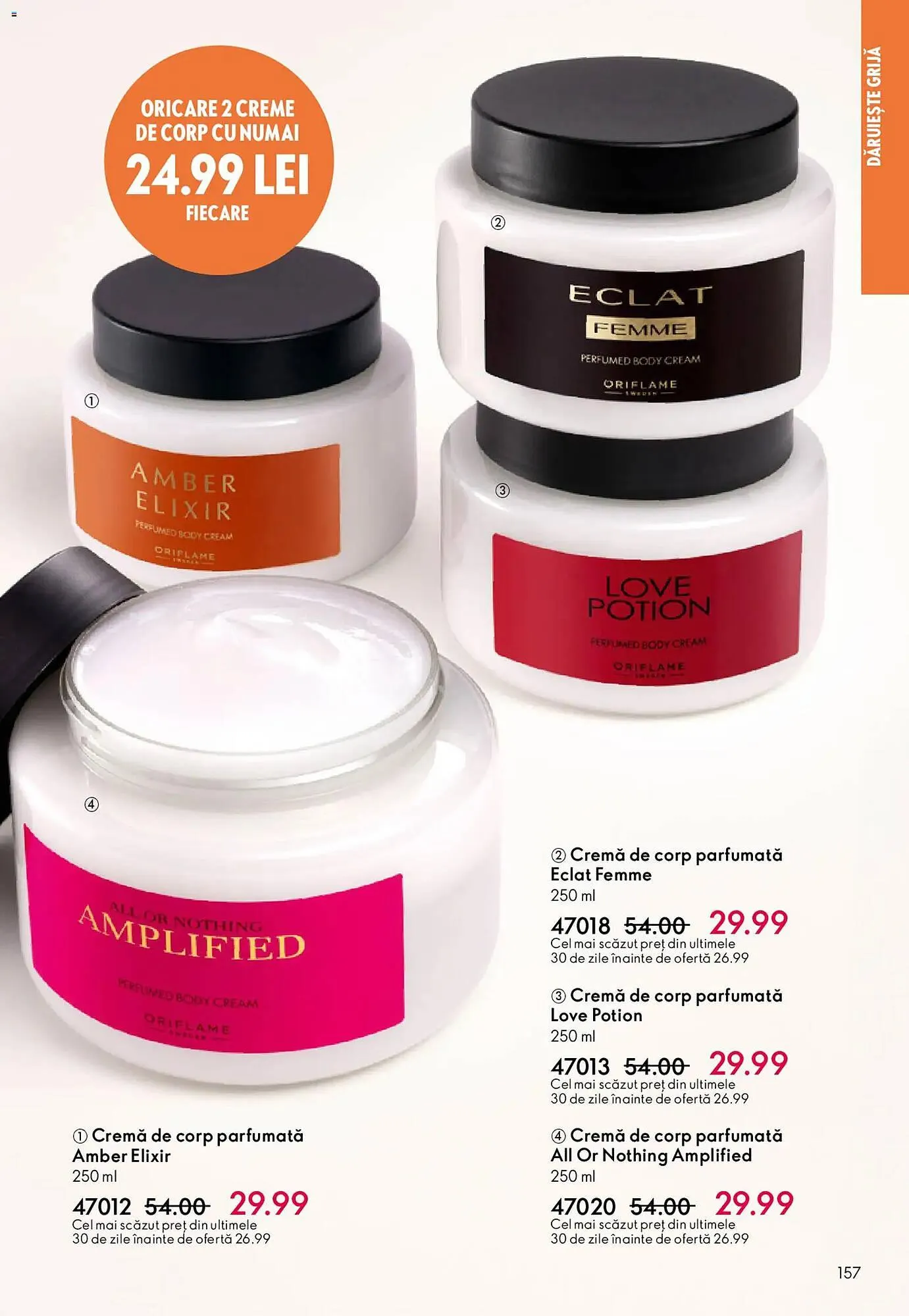 Catalog Catalog Oriflame de la 6 mai până la 26 mai 2026 - Revista Pagina 157