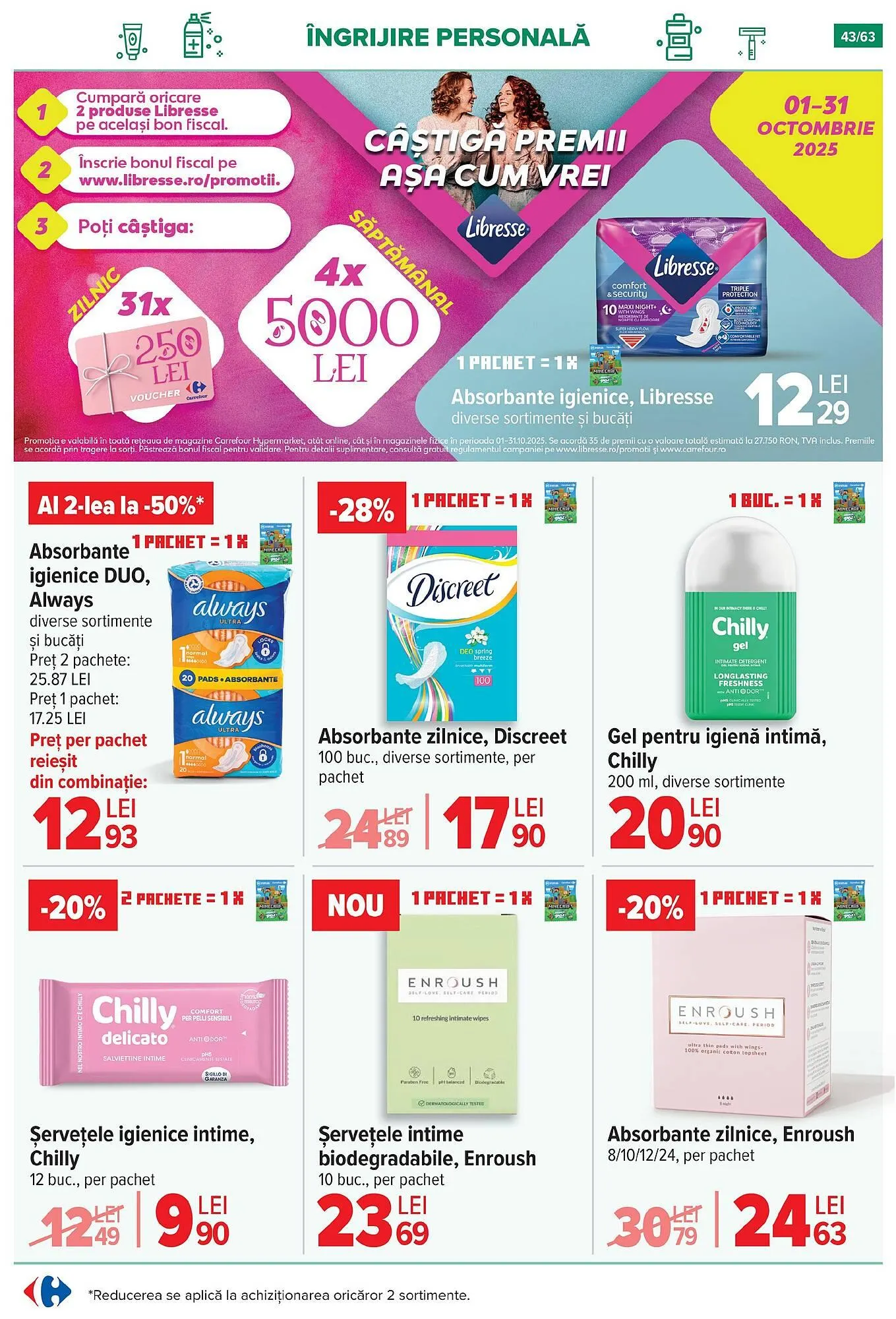 Catalog Catalog Carrefour de la 1 octombrie până la 14 octombrie 2025 - Revista Pagina 44