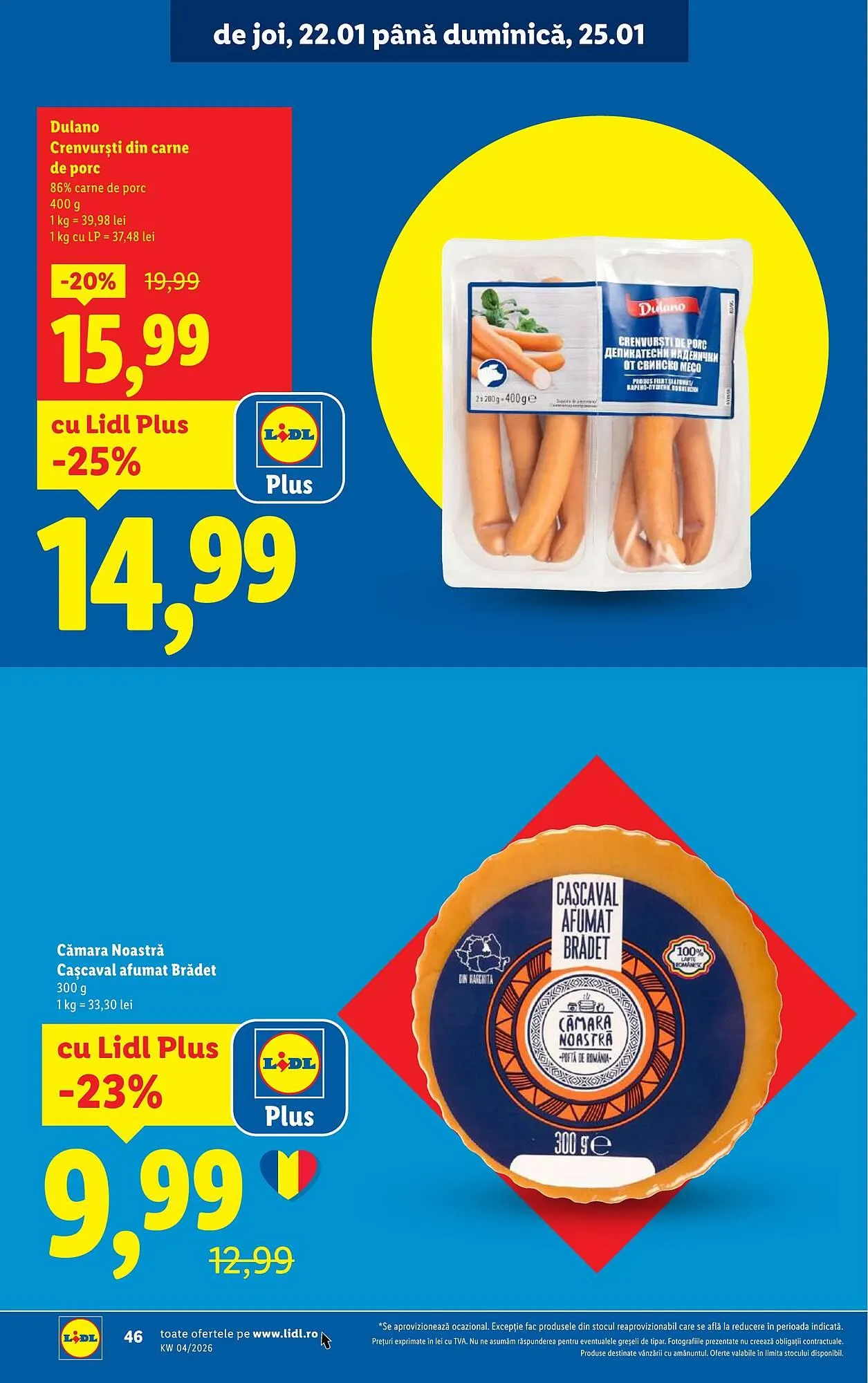 Catalog Catalog Lidl de la 19 ianuarie până la 25 ianuarie 2026 - Revista Pagina 46