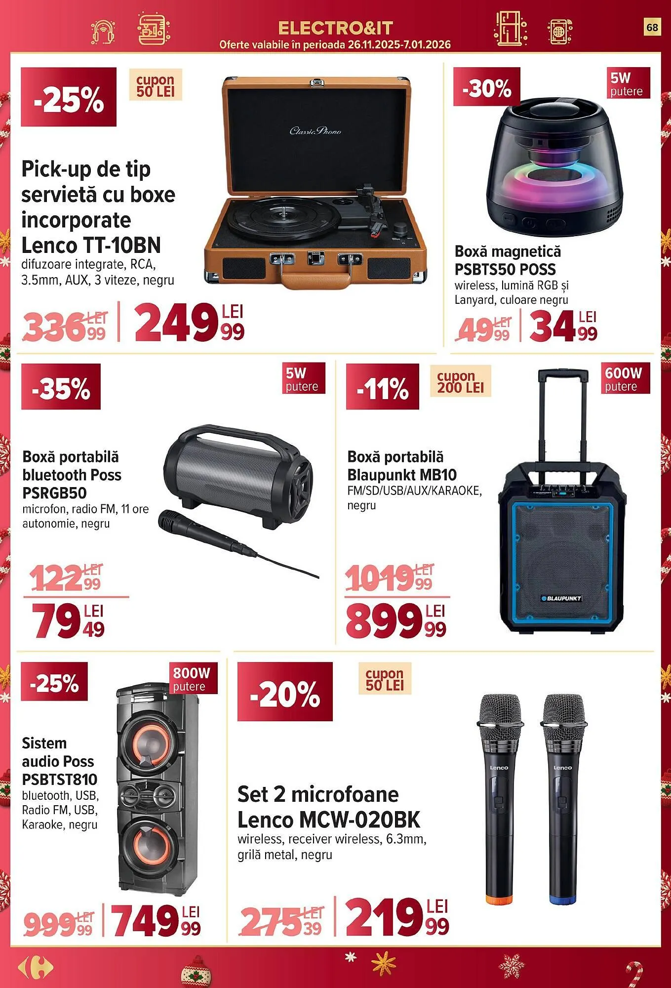 Catalog Catalog Carrefour de la 26 noiembrie până la 2 decembrie 2025 - Revista Pagina 68