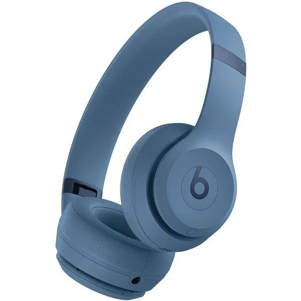 Casti BEATS Solo 4, Bluetooth, On-ear, Microfon, Noise Cancelling, Slate Blue